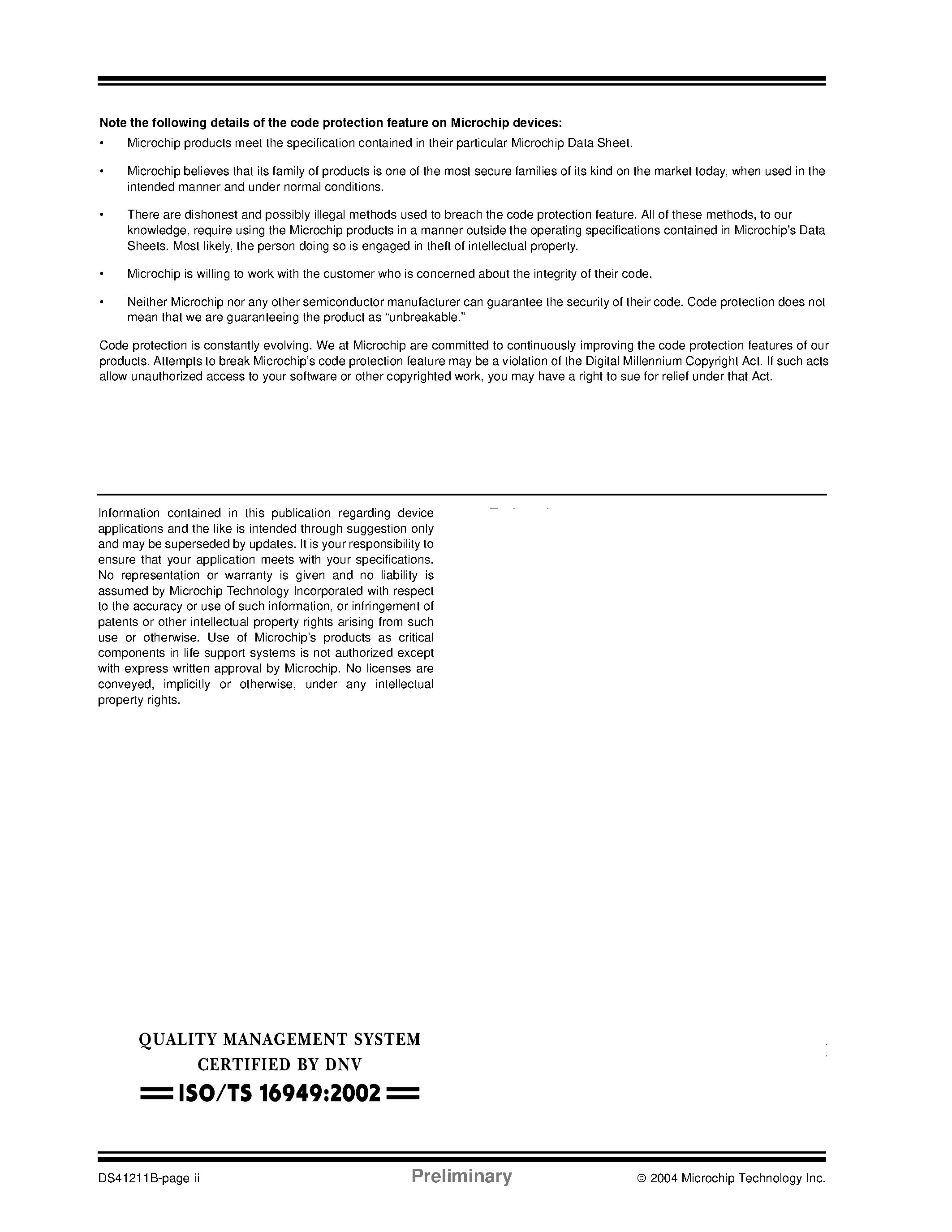 Datasheet PIC12F683 page 2 Datasheet PIC12F683 - 8-Pin Flash-Based 8-Bit CMOS Microcontrollers page 2
