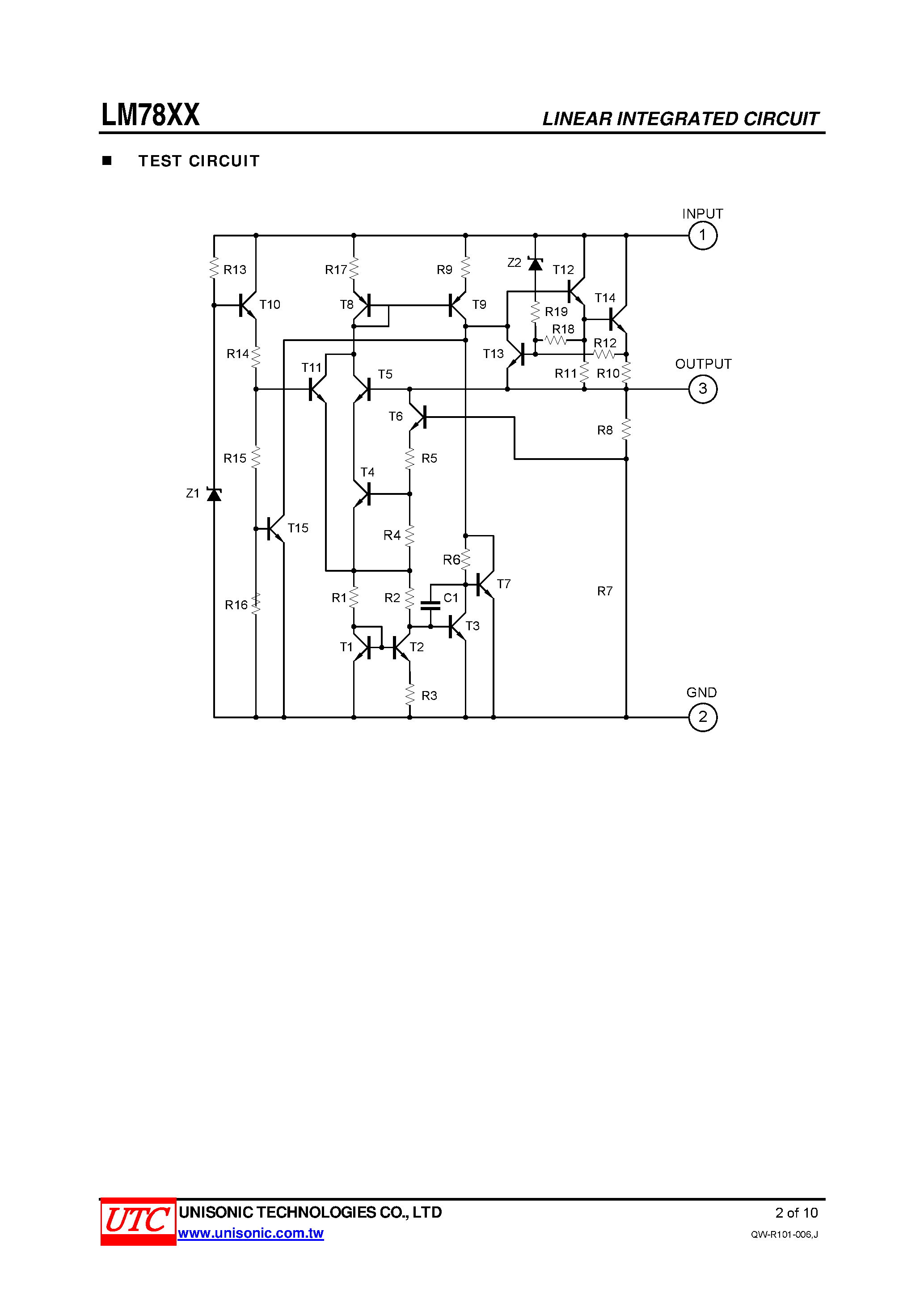 Даташит на микросхему LM78XX страница 2 Даташит LM78XX - 3-TERMINAL 1A POSITIVE VOLTAGE REGULATOR страница 2