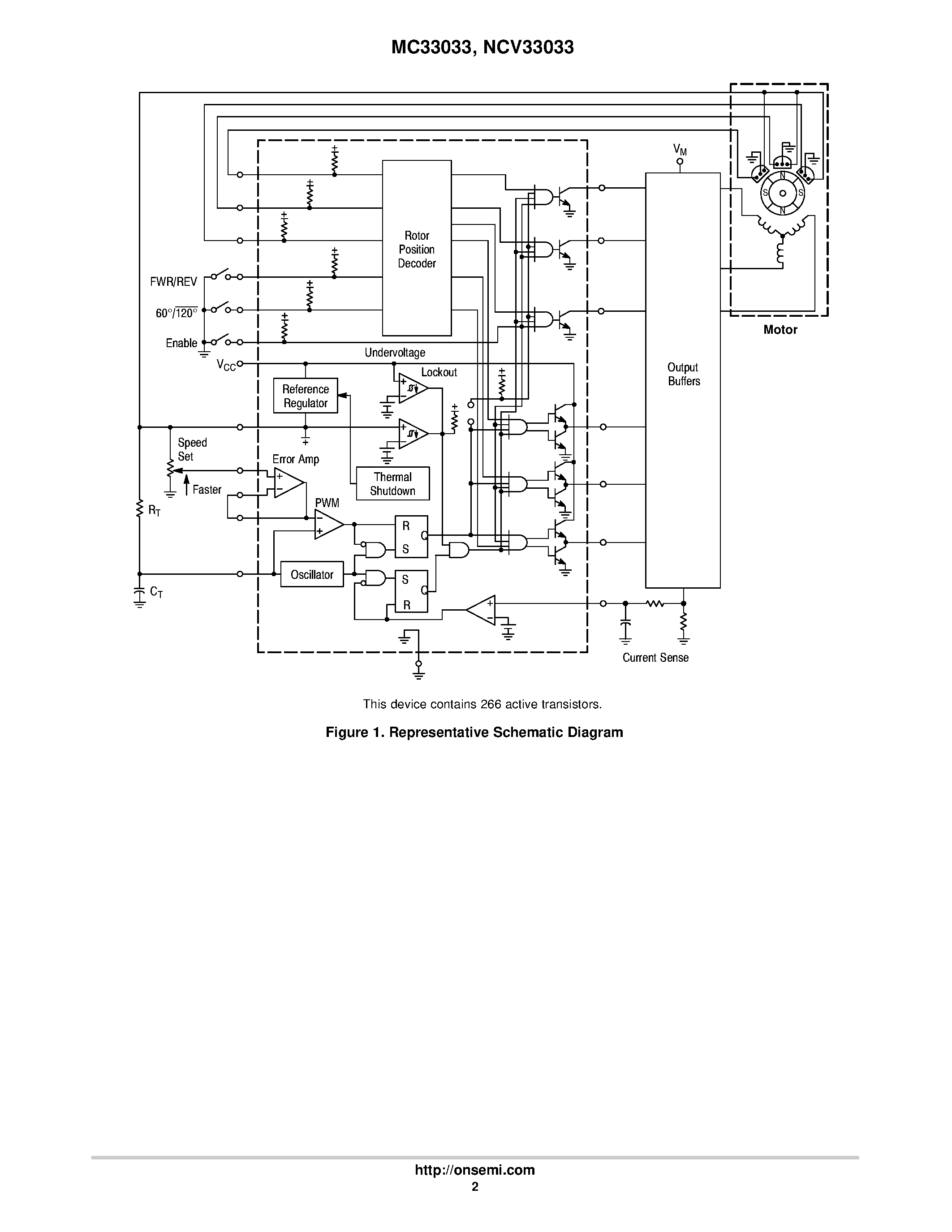 Даташит на микросхему MC33033 страница 2 Даташит MC33033 - Brushless DC Motor Controller страница 2