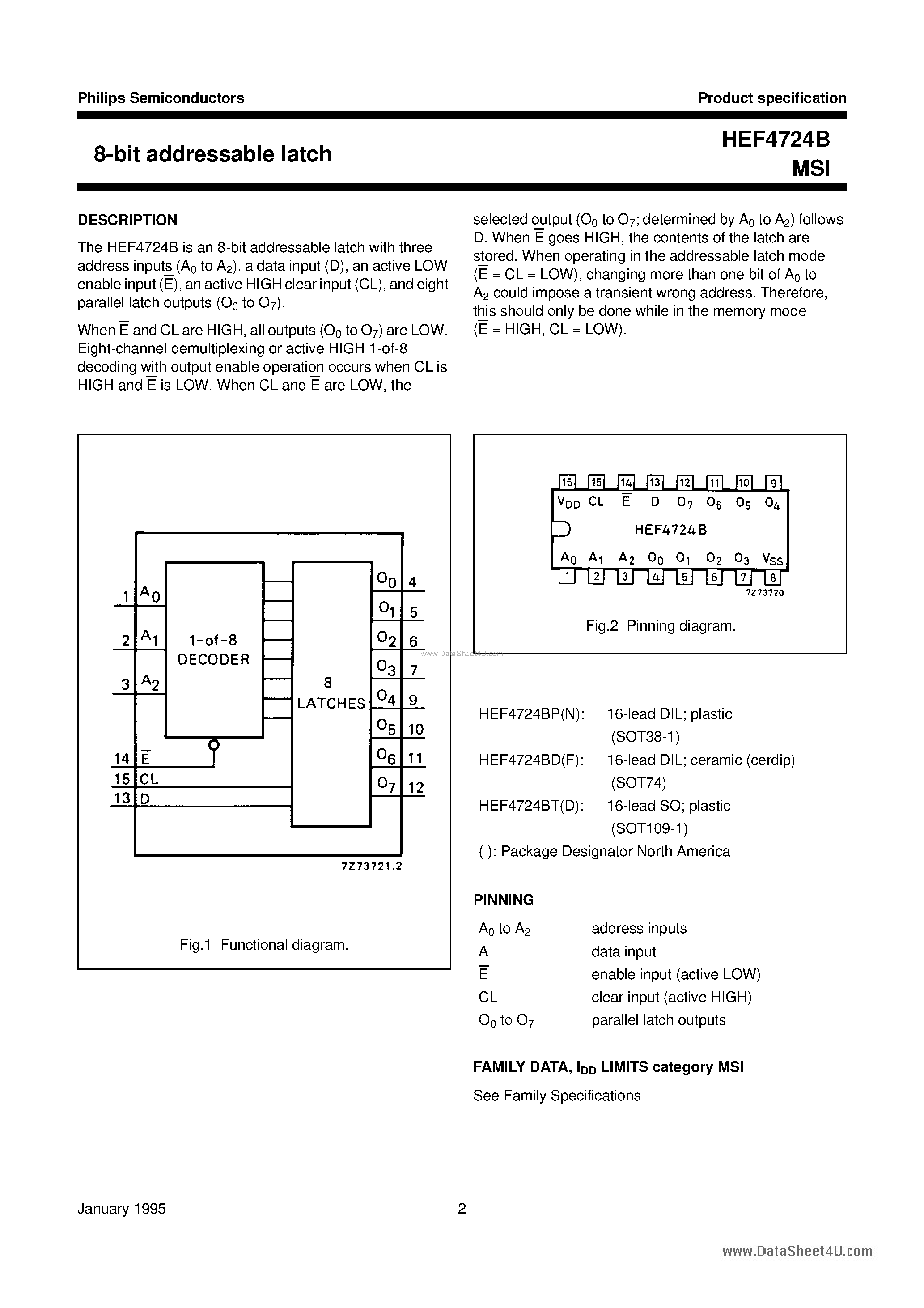 Даташит на микросхему 4724 страница 2 Даташит 4724 - Search -----> CD4724 / HCF4724 страница 2
