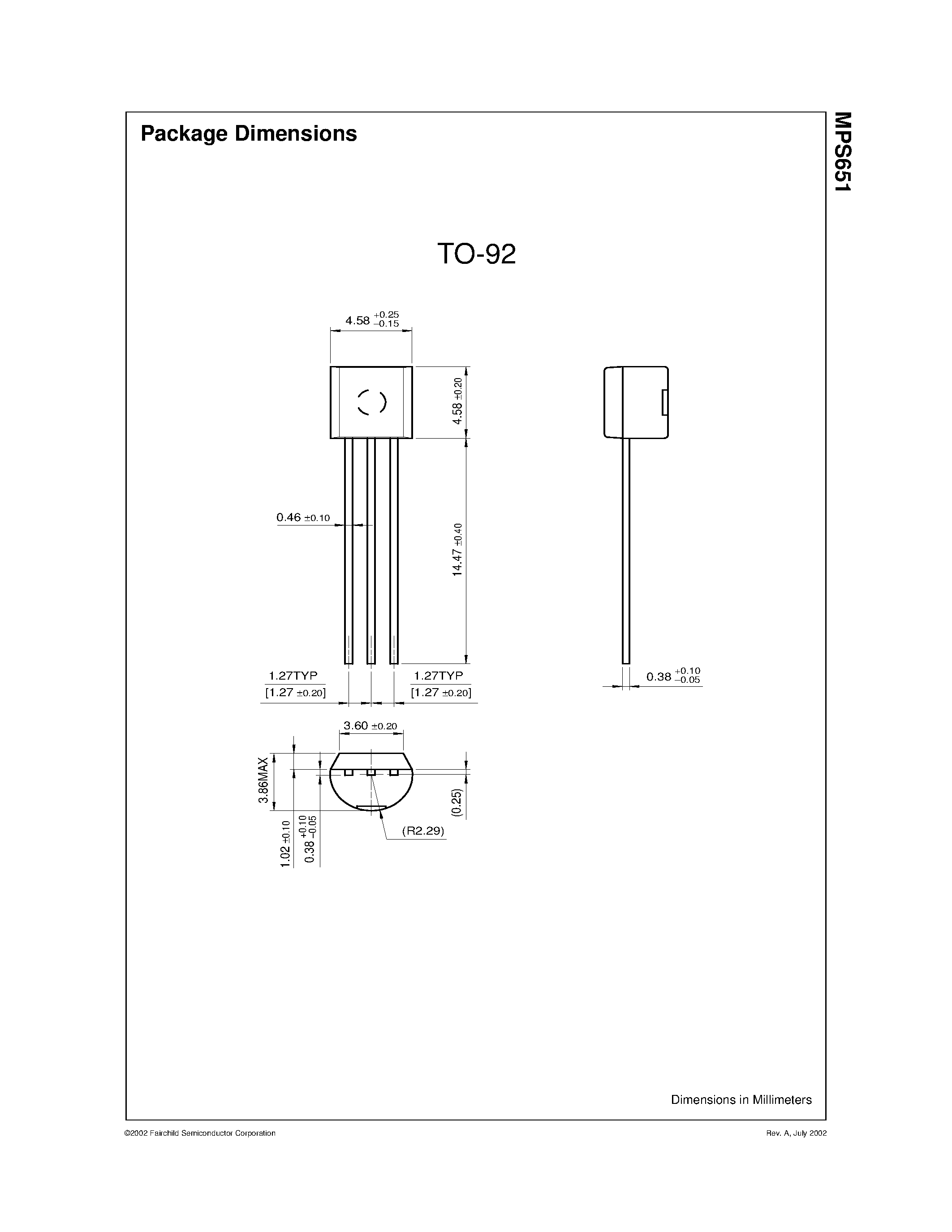 Datasheet MPS651 - Switching and Amplifier Applications page 2