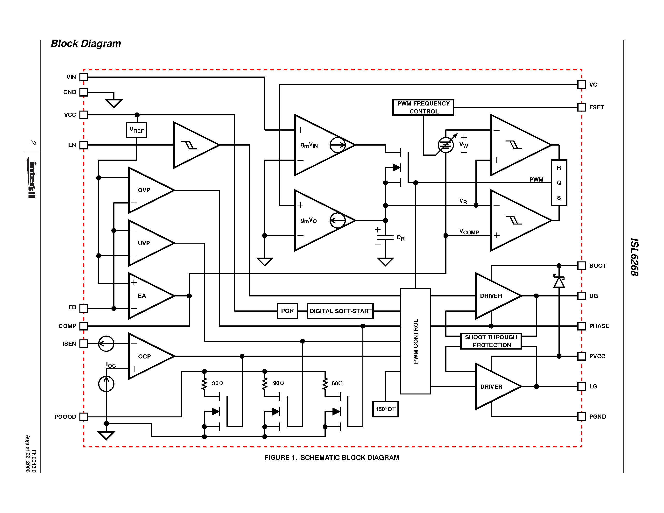 Datasheet ISL6268 - High-Performance Notebook PWM Controller page 2