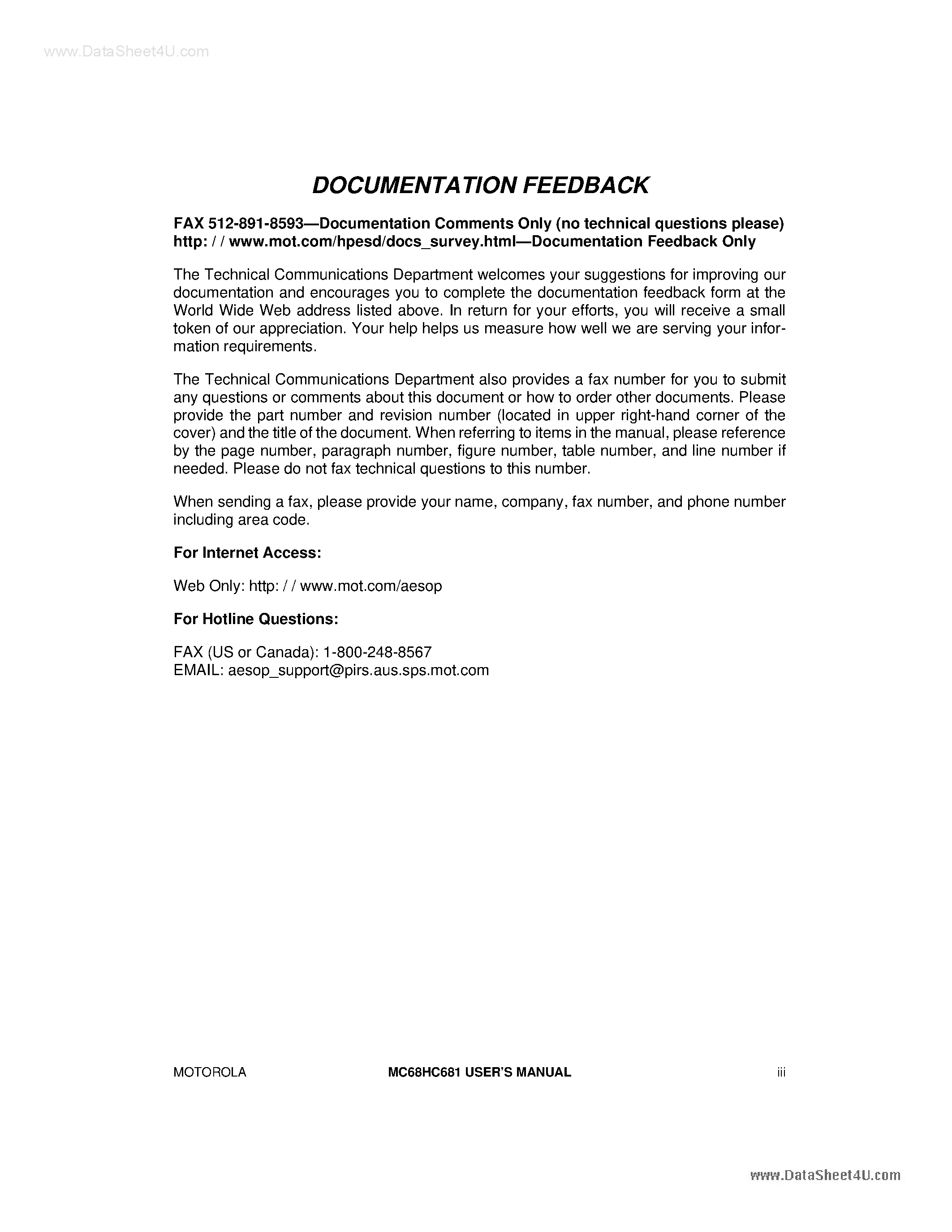 Даташит MC68HC2681 - Dual Universal Asynchronous Receiver/transmitter страница 2