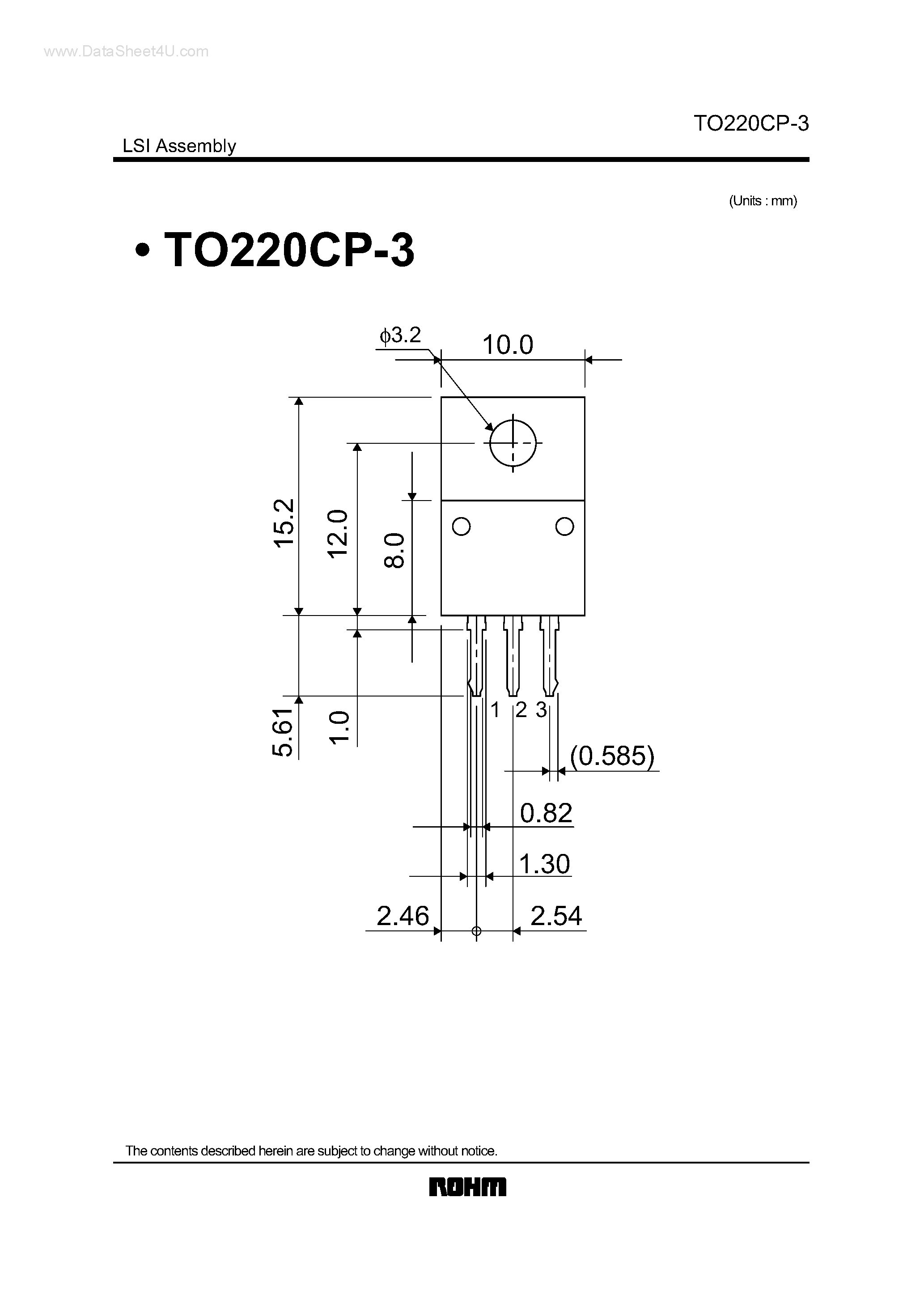 Datasheet TO220CP-3 - LSI Assembly page 1