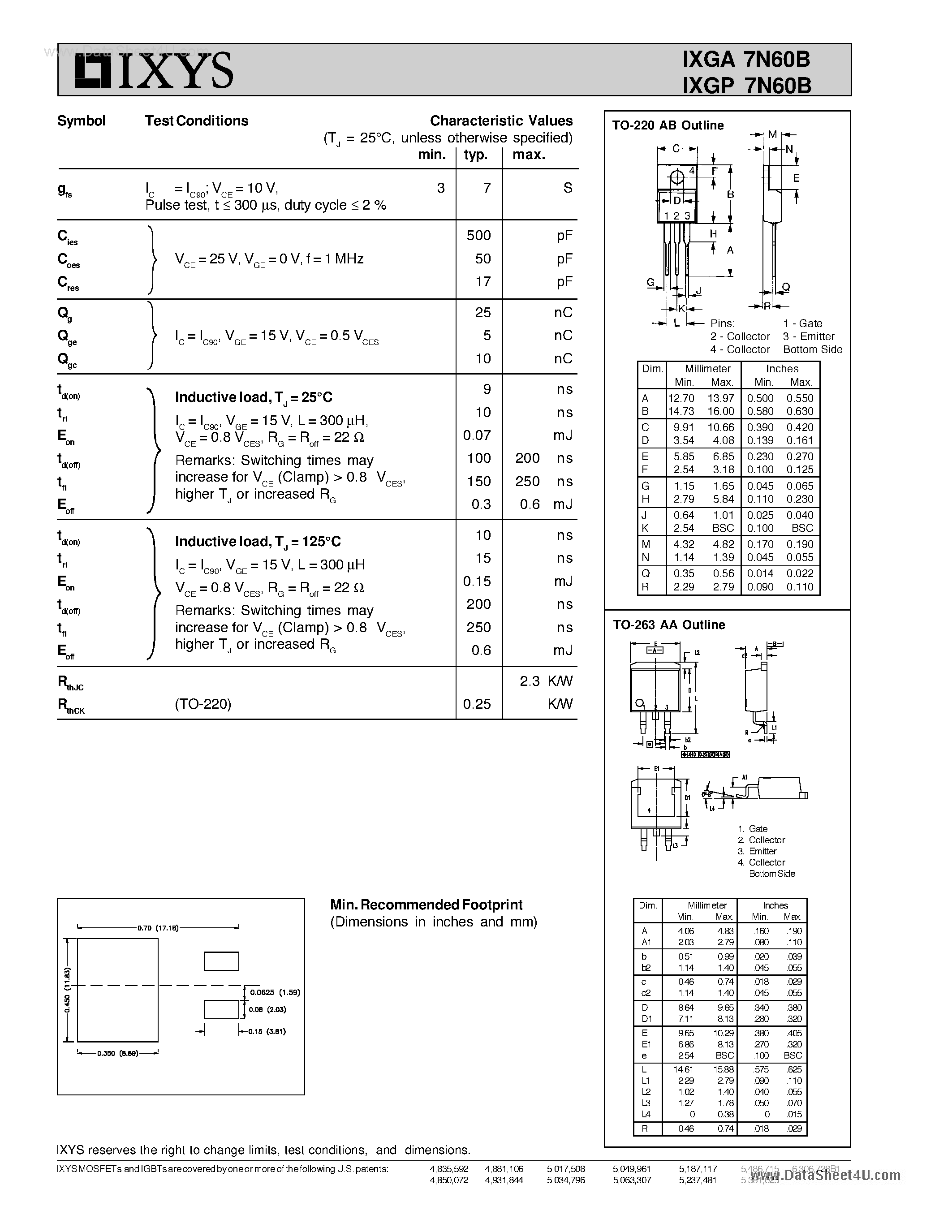 Даташит 7N60B - Hiperfast (tm) Igbt страница 2