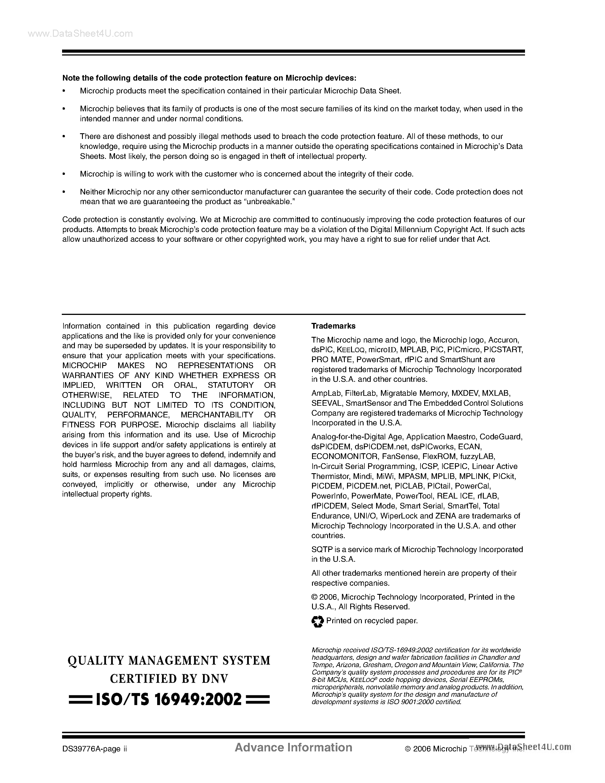 Datasheet MRF24J40 - 2.4 GHz RF Transceiver page 2