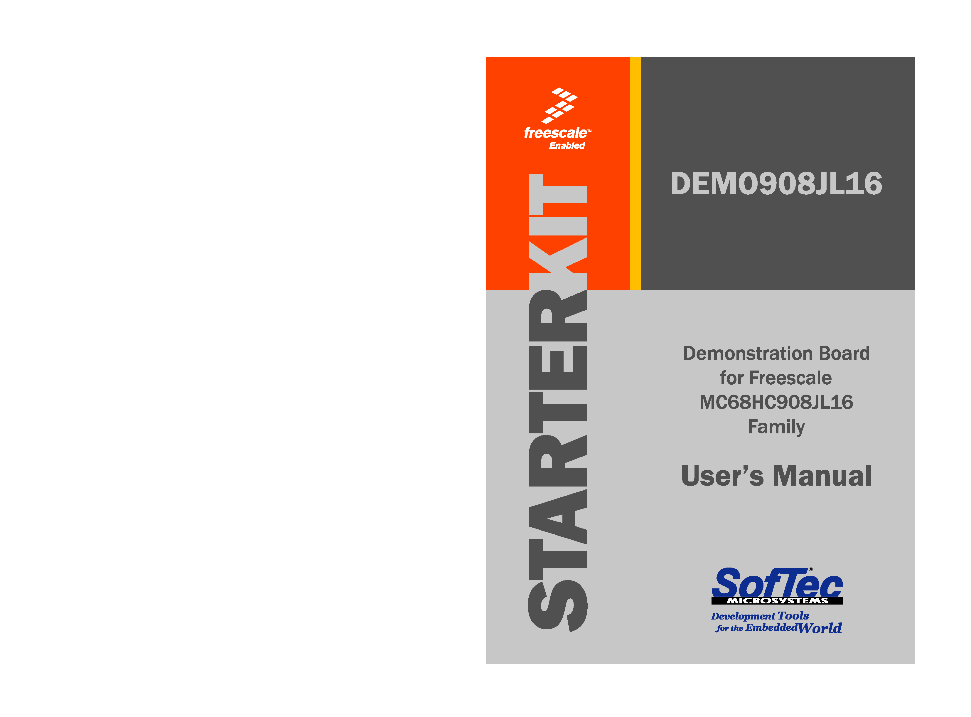 Datasheet DEMO908JL16 page 1 Datasheet DEMO908JL16 - Start Kit page 1