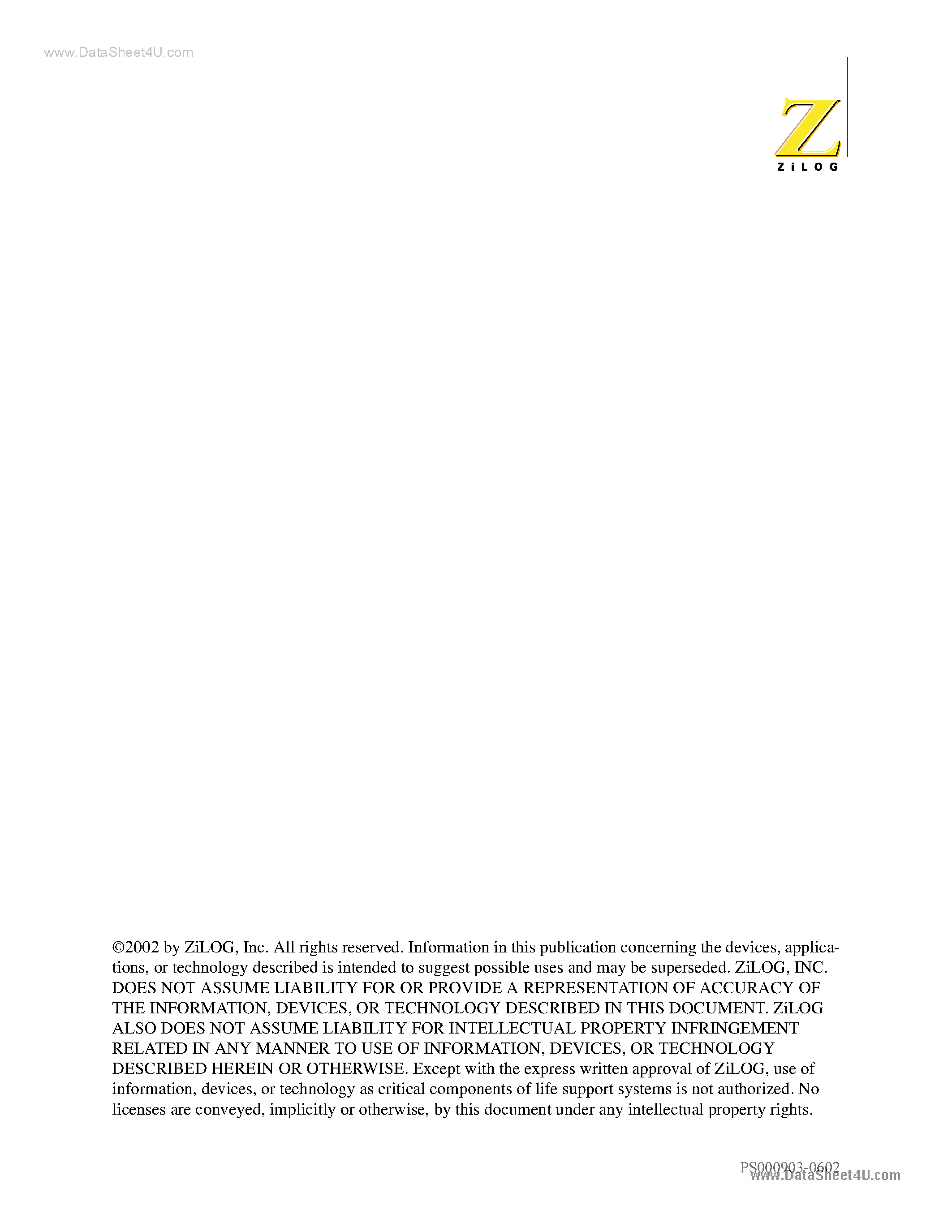 Даташит на микросхему Z02201 страница 2 Даташит Z02201 - V.22BIS Data Pump страница 2