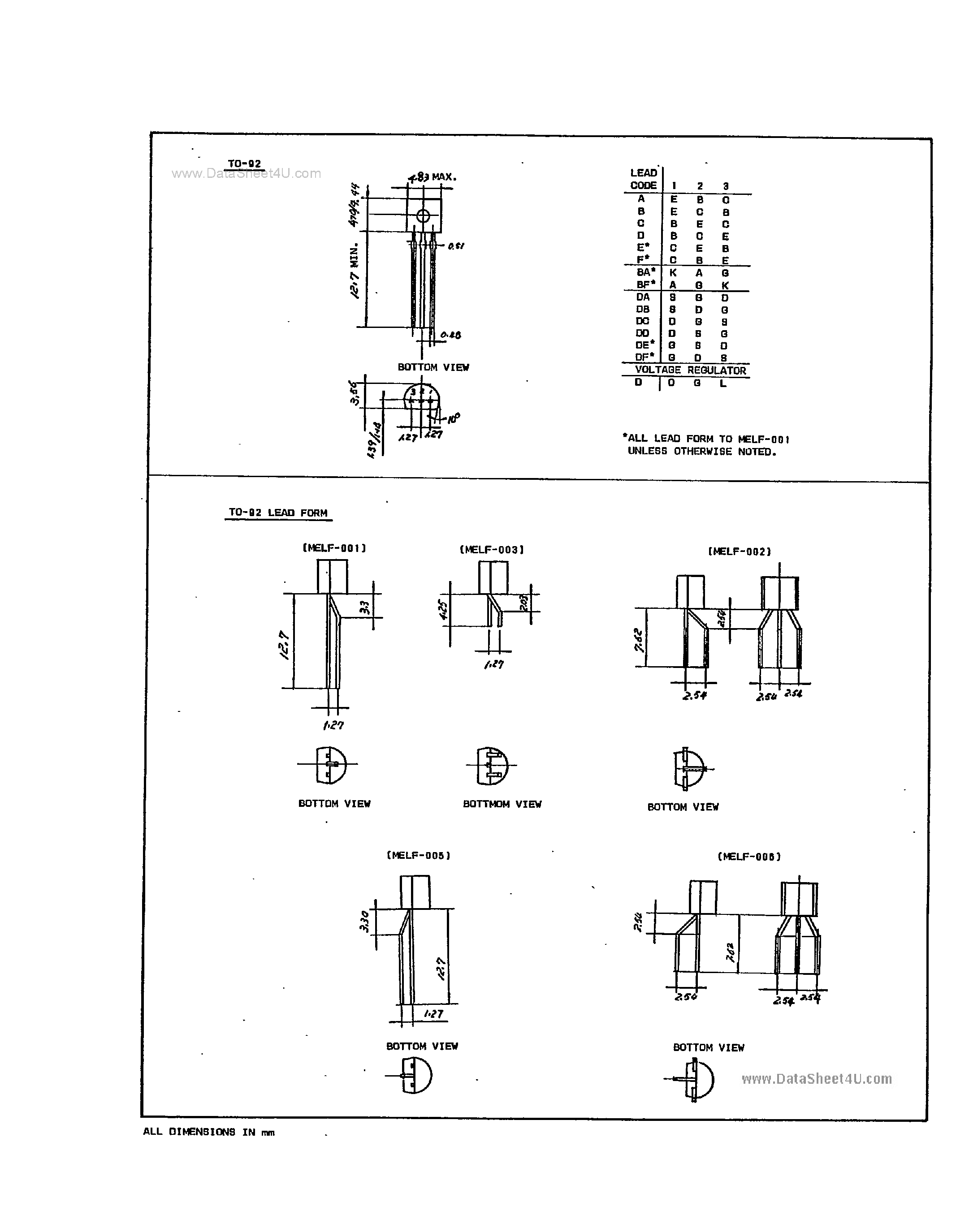 Даташит 3N81 - (3N8x) Silicon Controlled Switches страница 2