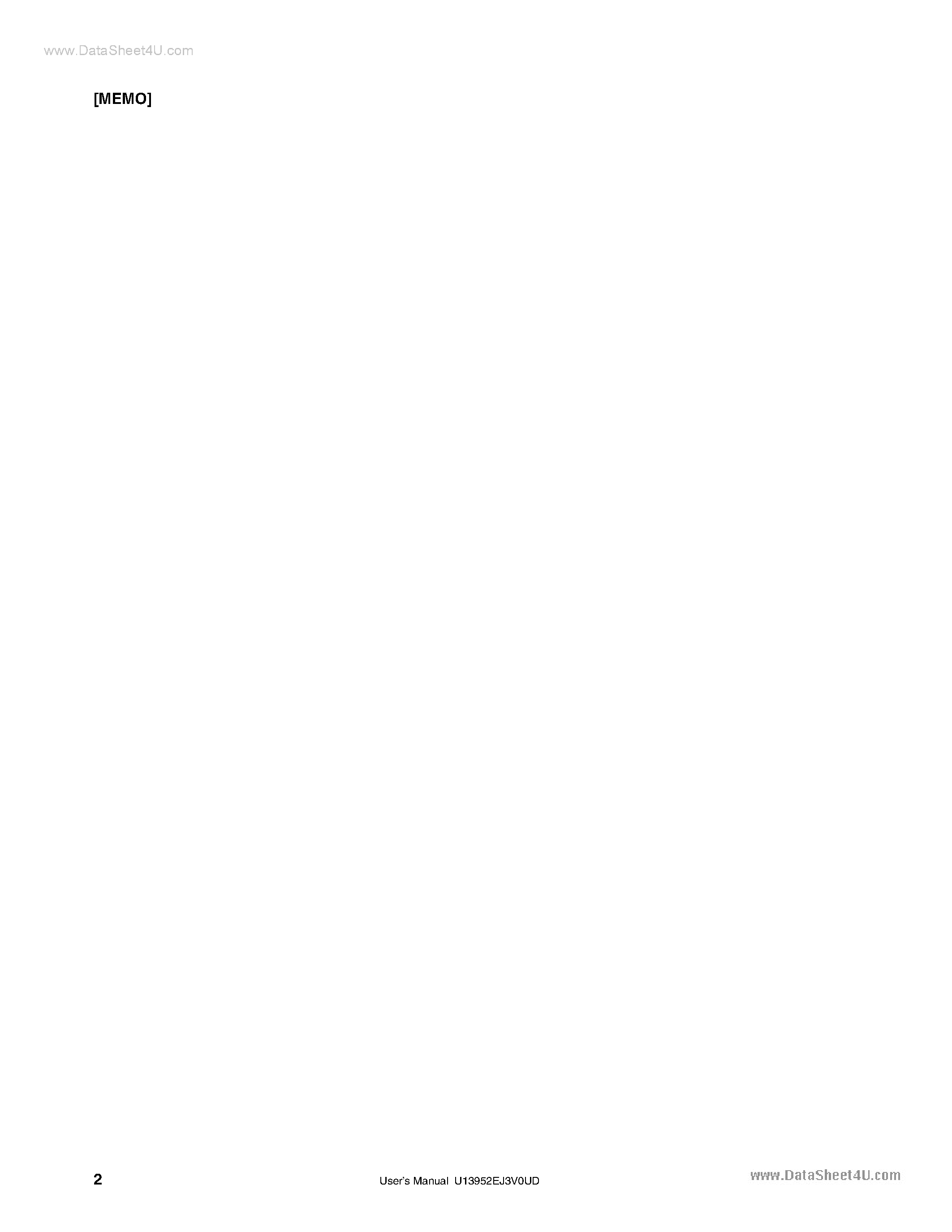 Даташит на микросхему UPD78F9405A страница 2 Даташит UPD78F9405A - (UPD7894xxA) 8-Bit Single Chip Microcontrollers страница 2