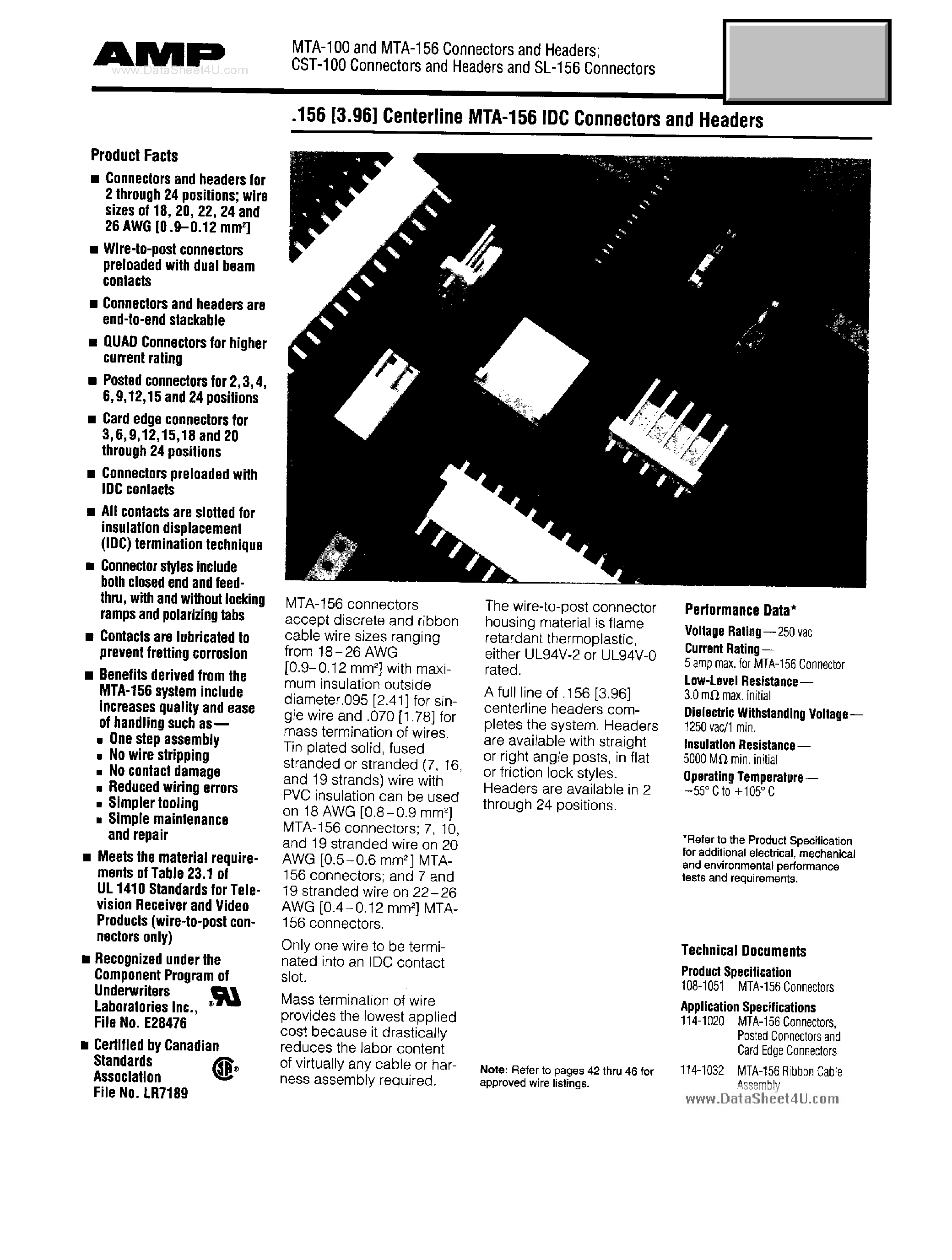 Datasheet 640388-xx - Friction Lock Header page 2