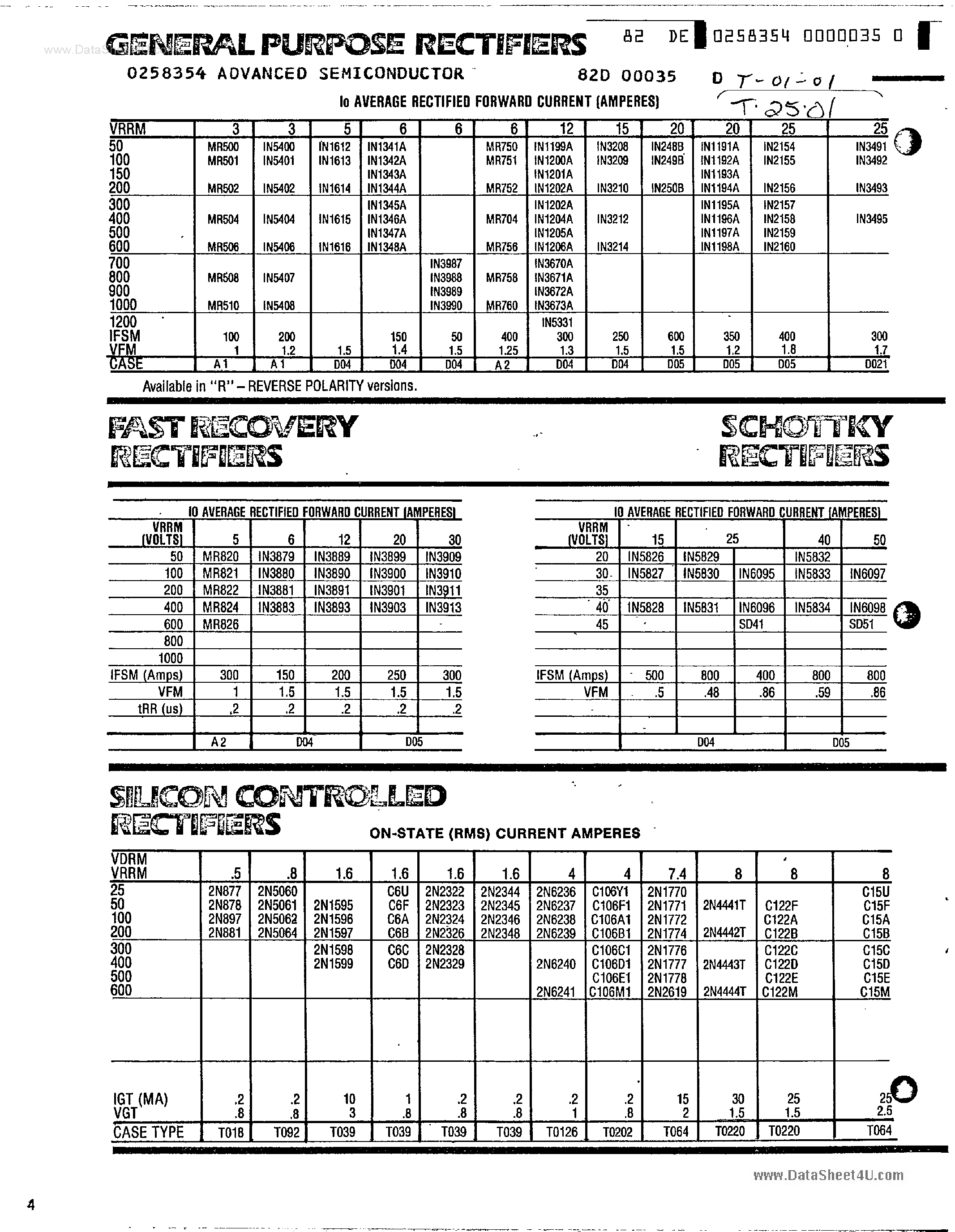 Datasheet 2N457 - Transistor page 1