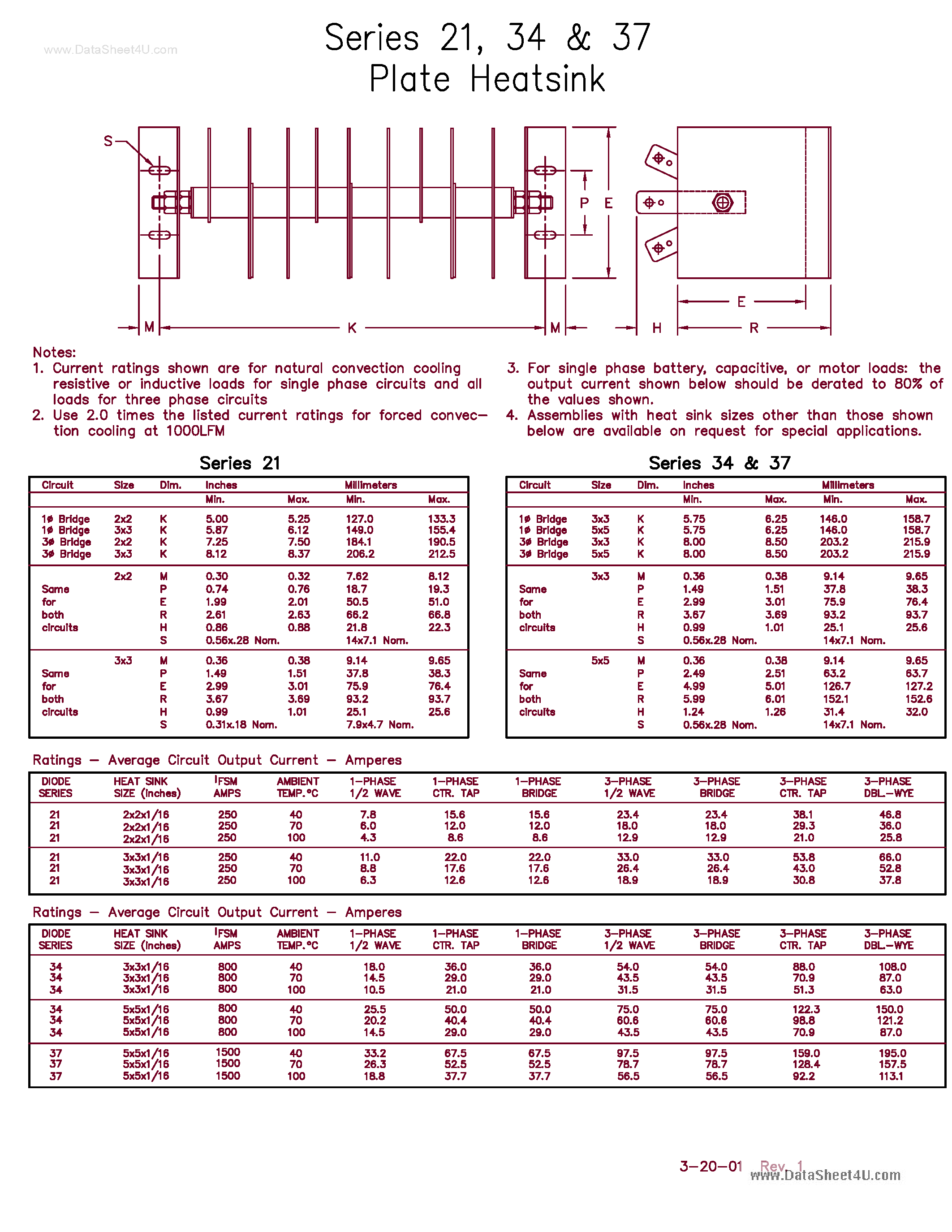 Даташит N3480xxxxx - Silicon Power Rectifier Assemblies Plate Heatsink страница 2