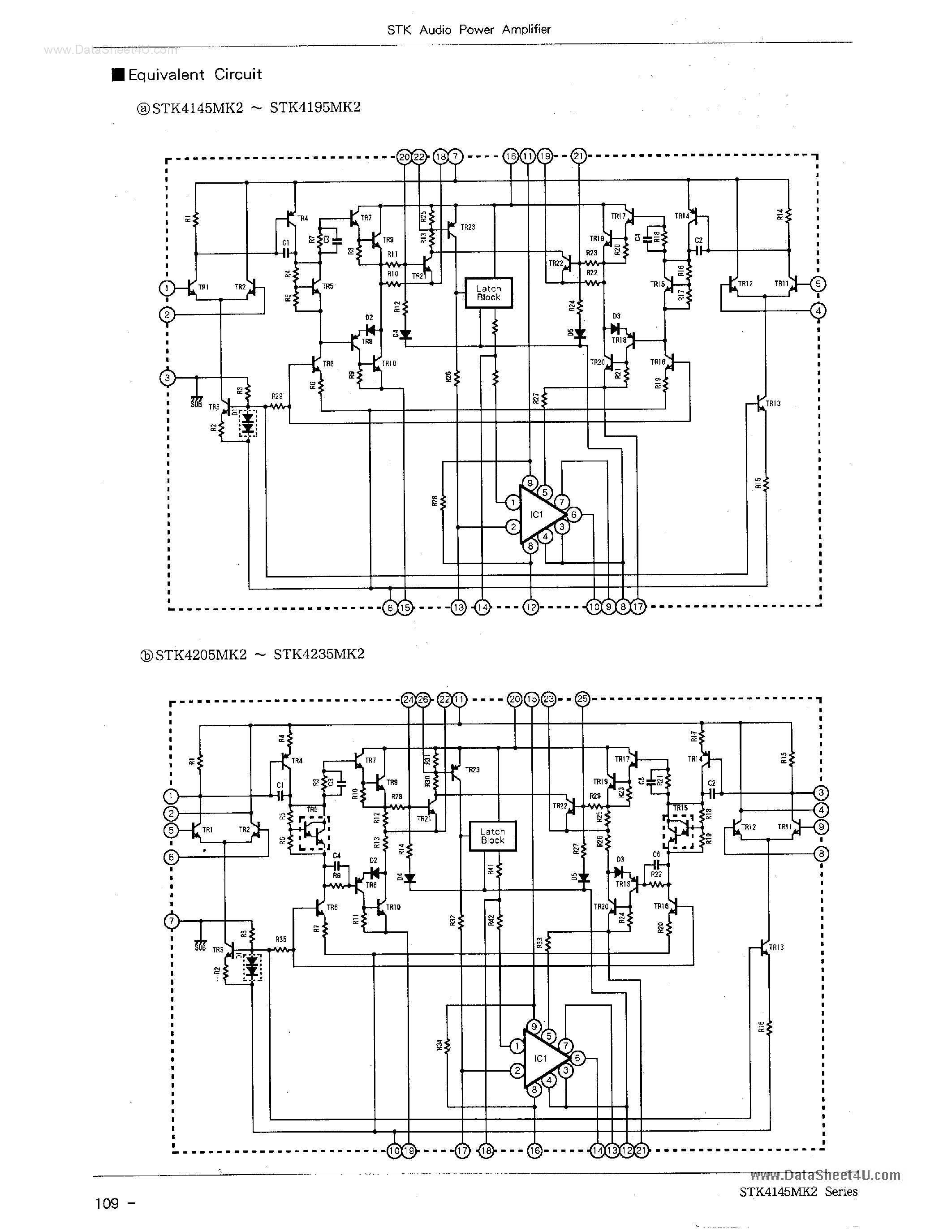 Datasheet STK4145MK2 page 2 Datasheet STK4145MK2 - STK Audio Power Amplifier page 2