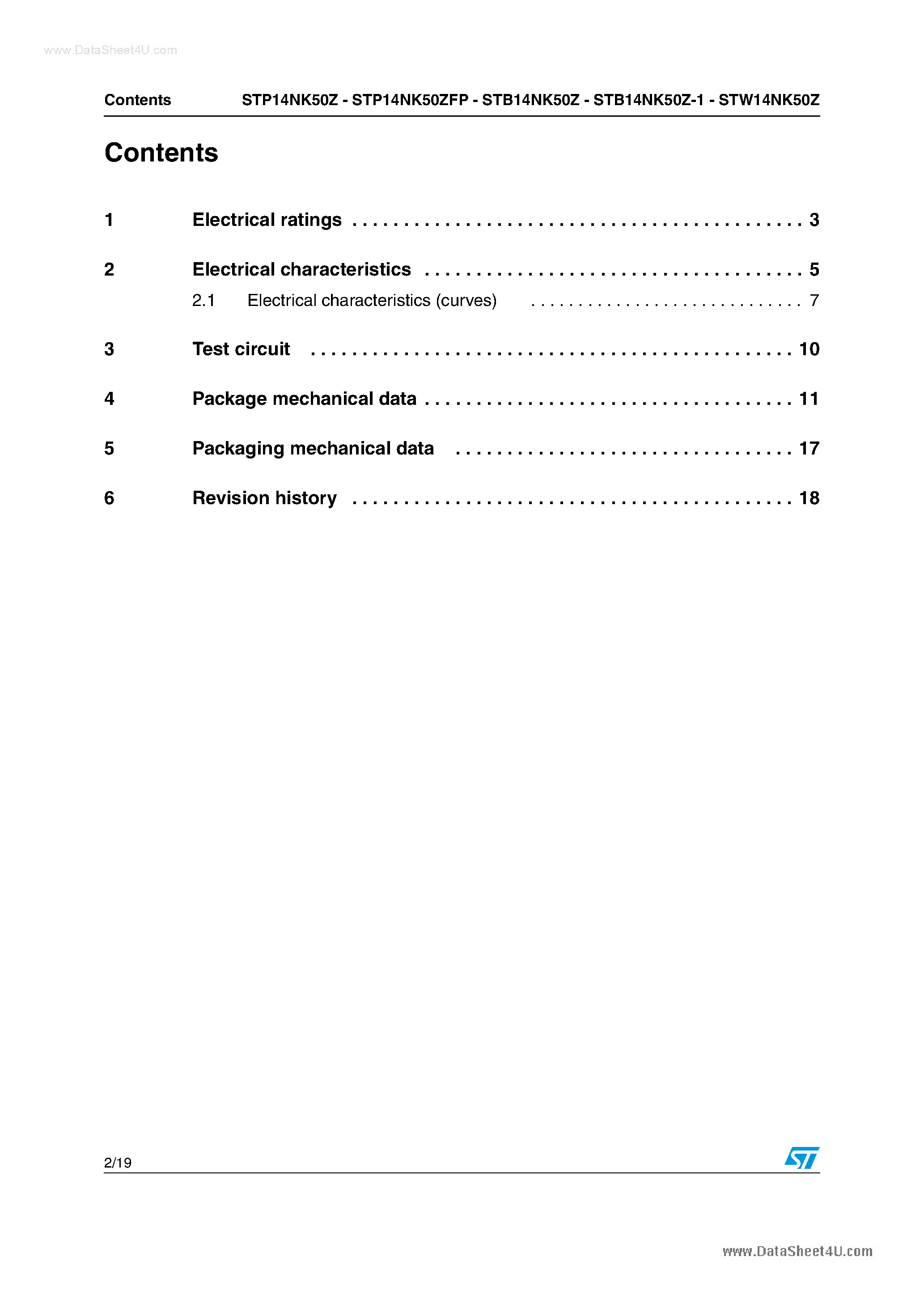 Даташит на микросхему P14NK50Z страница 2 Даташит P14NK50Z - Search -----> STP14NK50Z страница 2