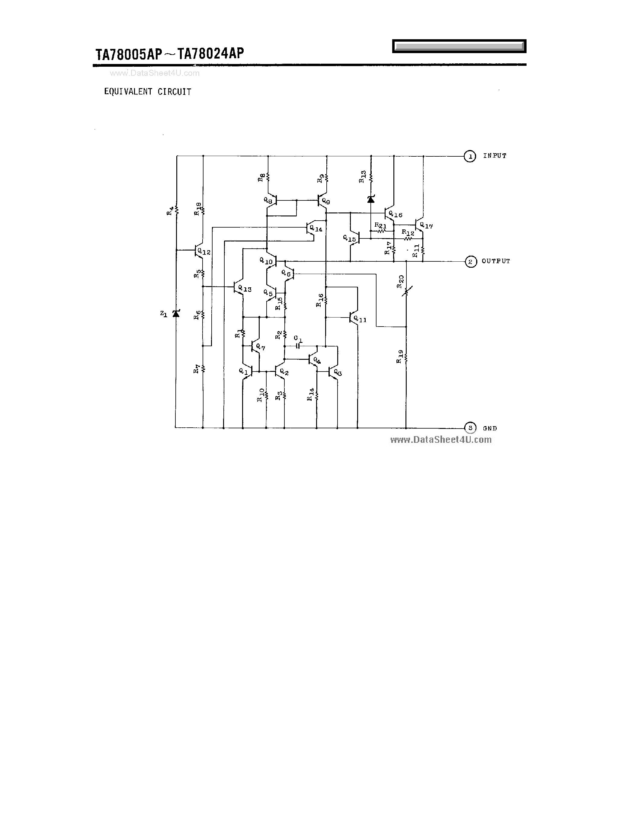 Datasheet TA78005AP - (TA78005AP - TA78024AP) 3-Terminal Positive Voltage Regulators page 2