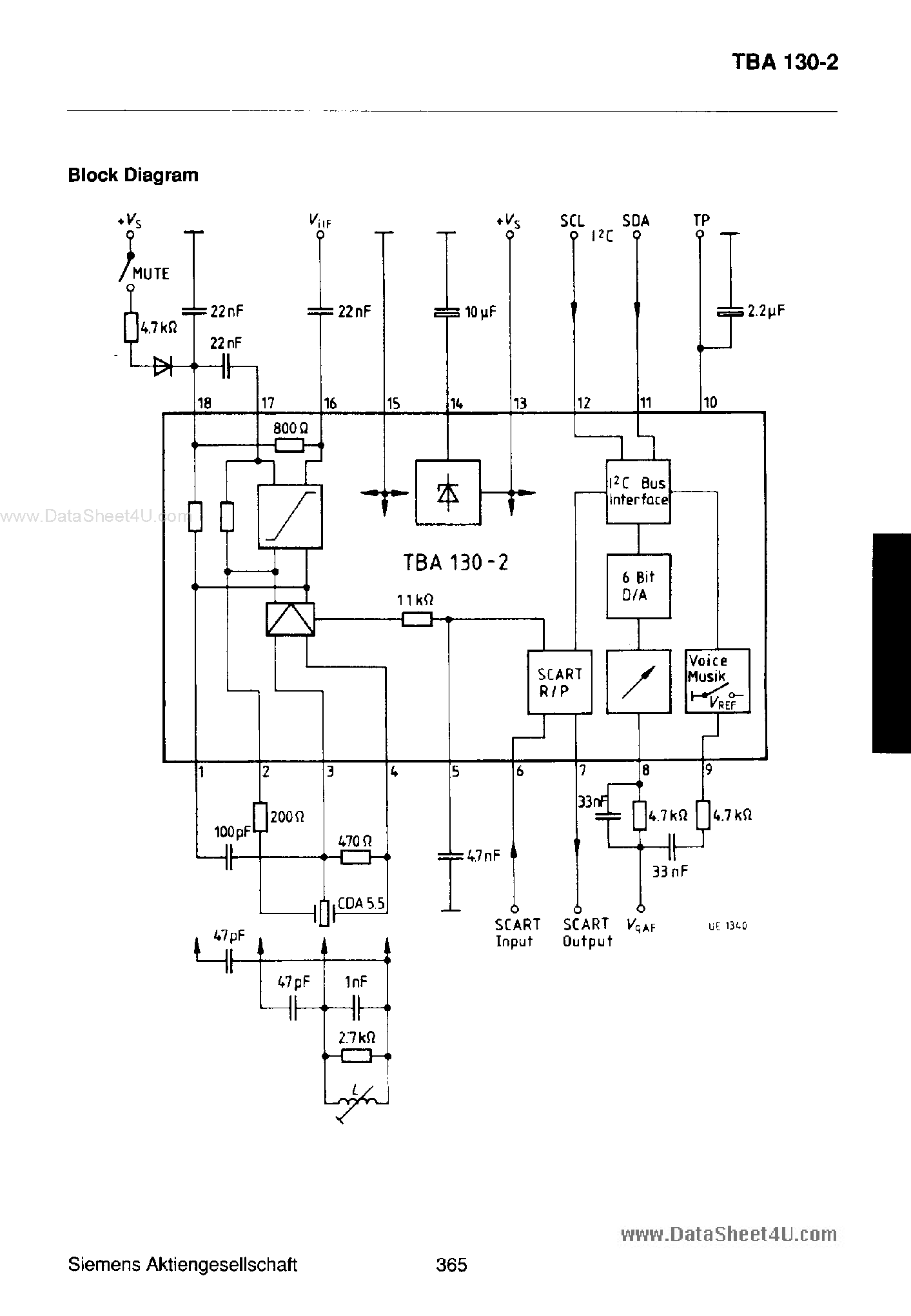 Datasheet TBA130-2 - FM SOUND IF page 2