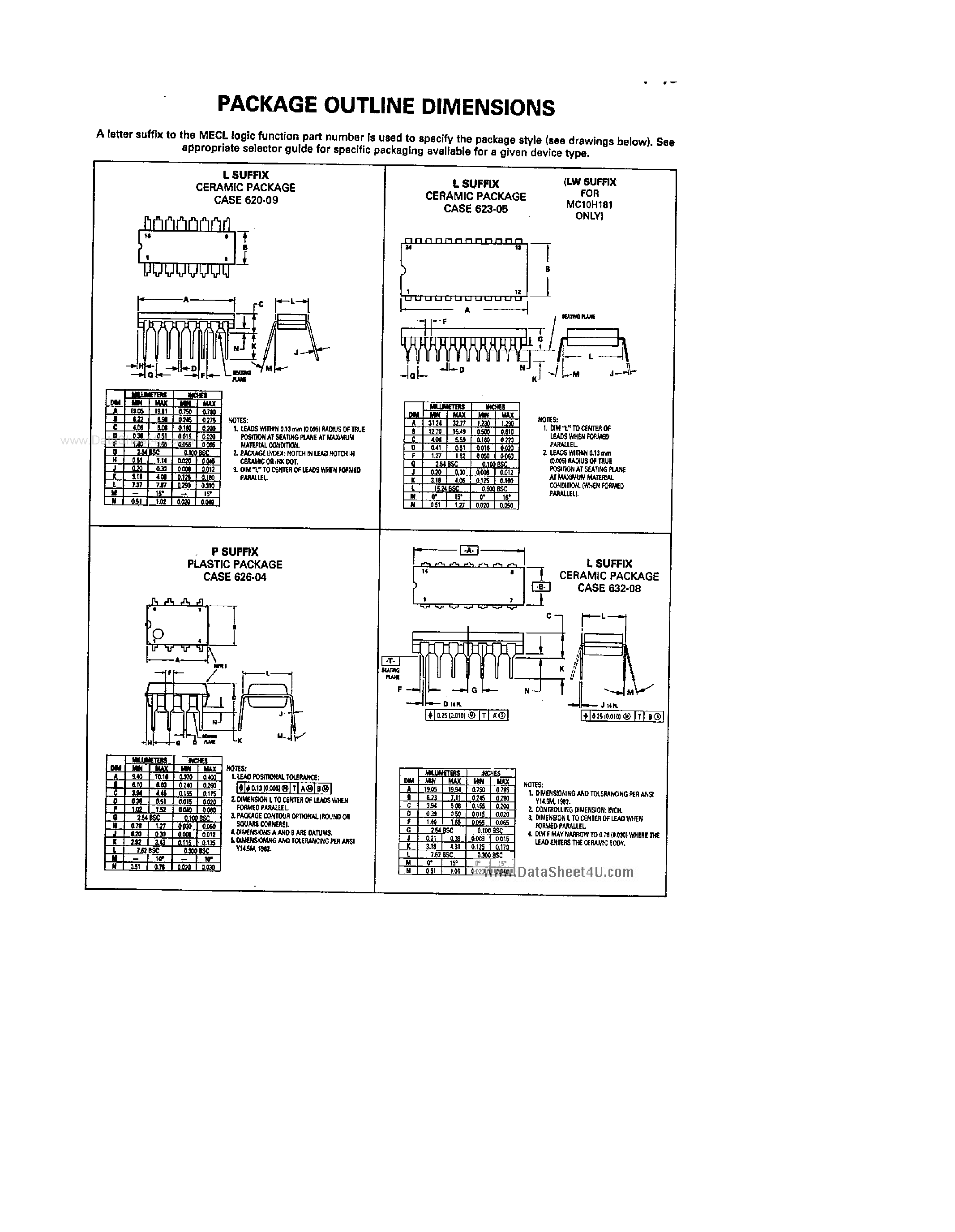 Даташит MC1694 - 4-BIT SHIFT REGISTER страница 2