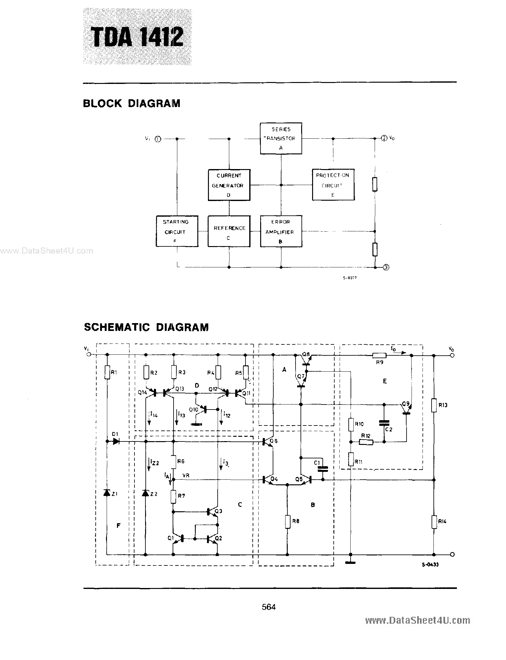 Даташит TDA1412 - 12V Voltage Regulator страница 2