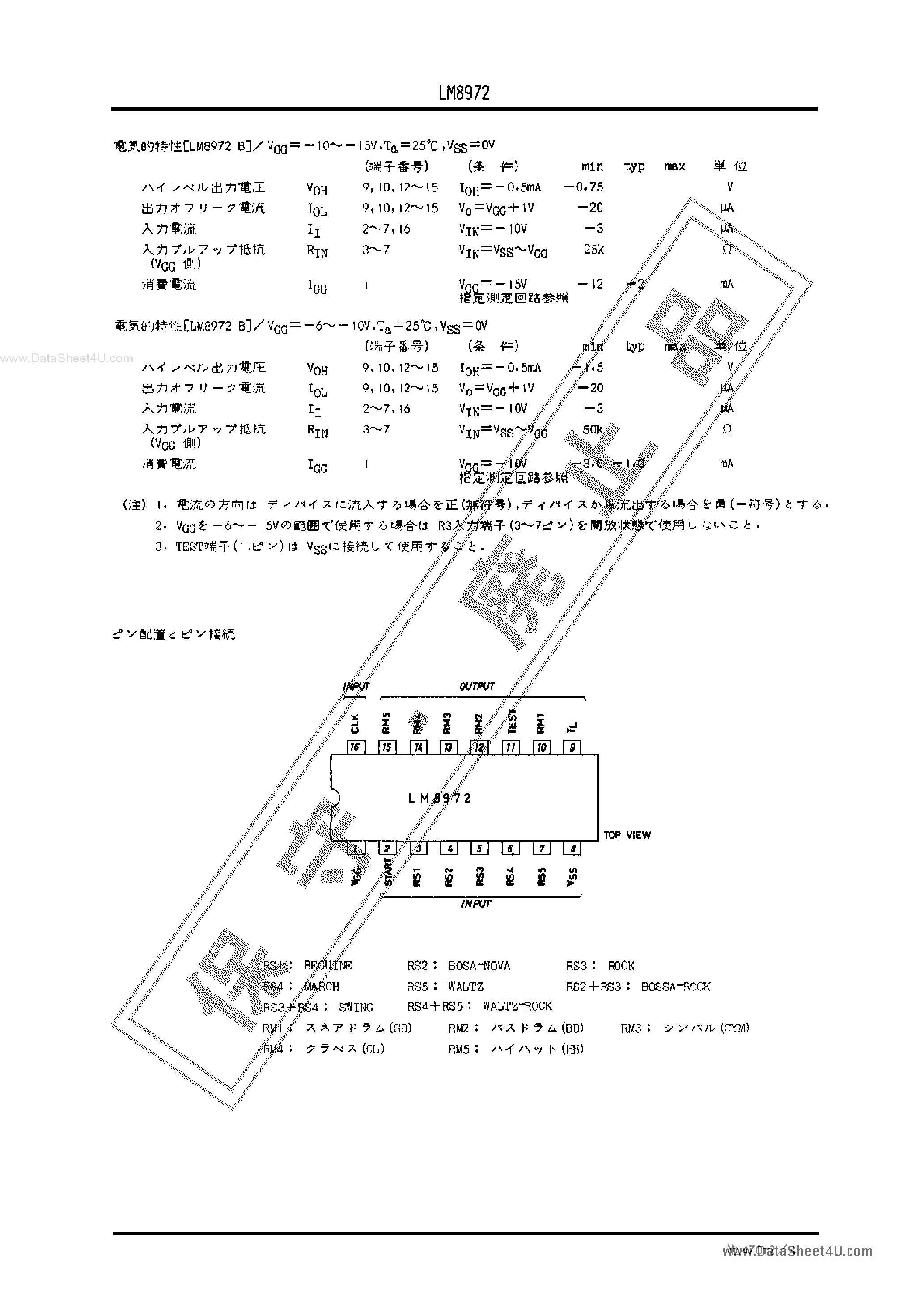 Datasheet LM8972 - Analog & Mixed-Signal Processing page 2