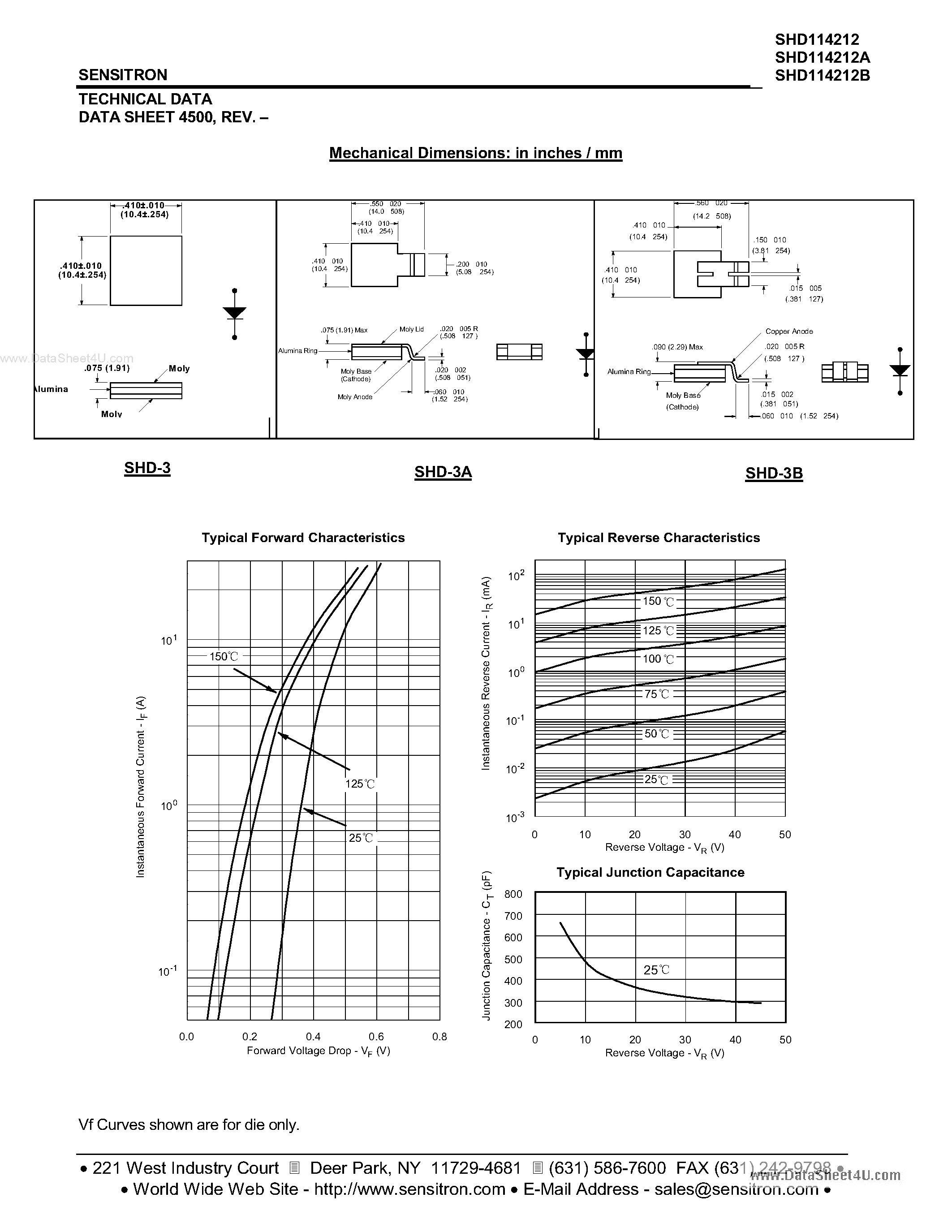 Datasheet SHD114212 - POWER SCHOTTKY RECTIFIER page 2