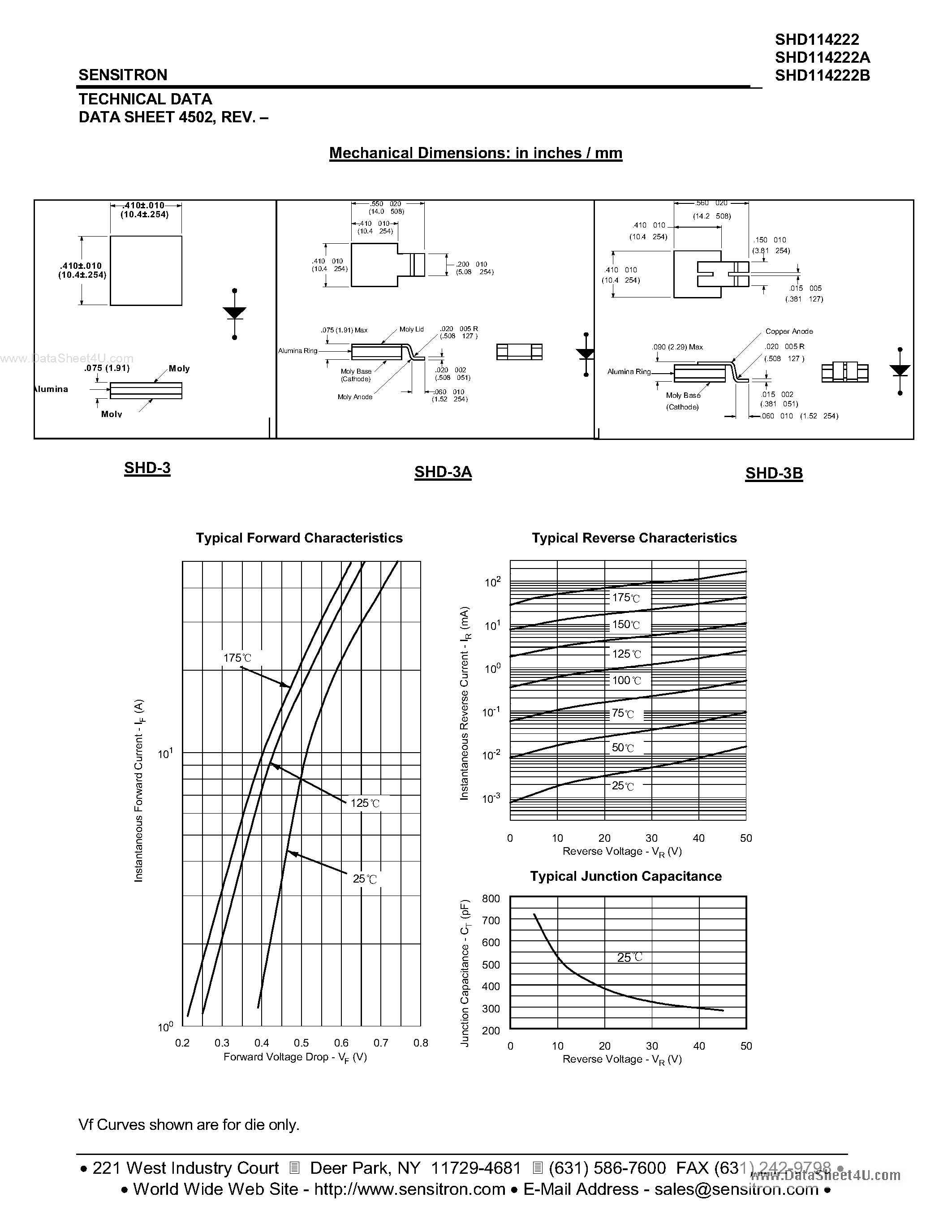 Datasheet SHD114222 - POWER SCHOTTKY RECTIFIER page 2