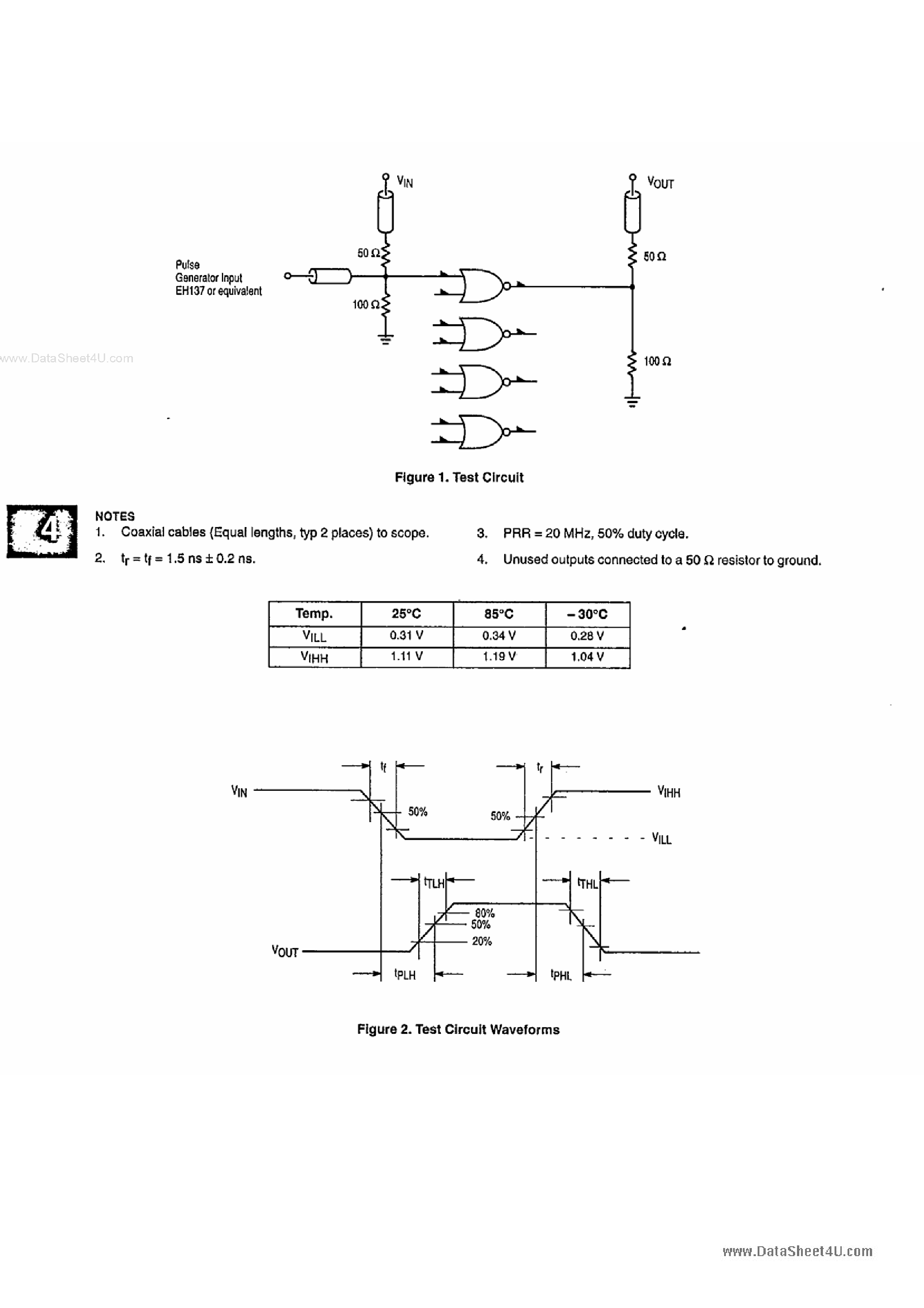 Datasheet MPG1662 - Quad 2-Input NOR Gate page 2
