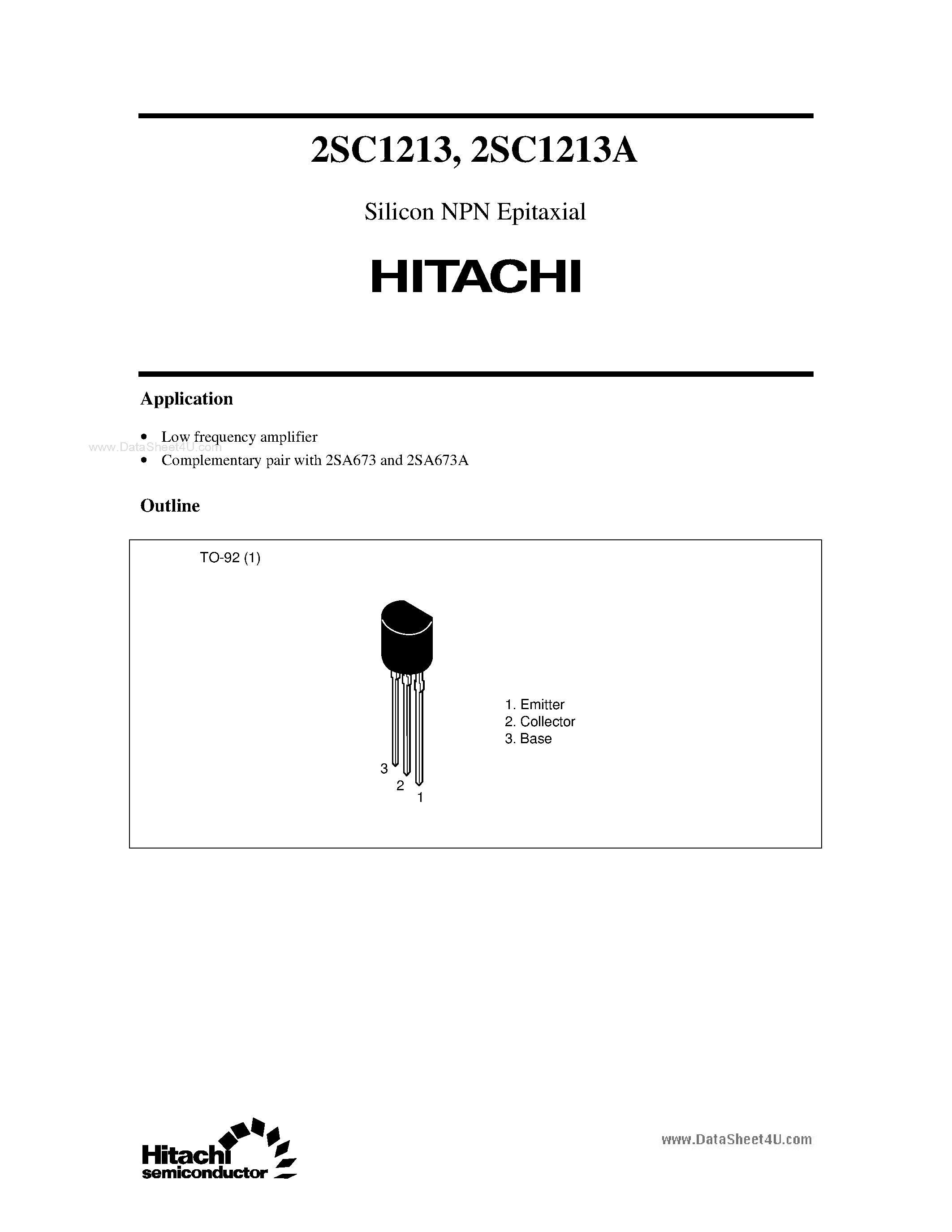 Даташит на микросхему C1213 страница 1 Даташит C1213 - Search -----> 2SC1213 страница 1