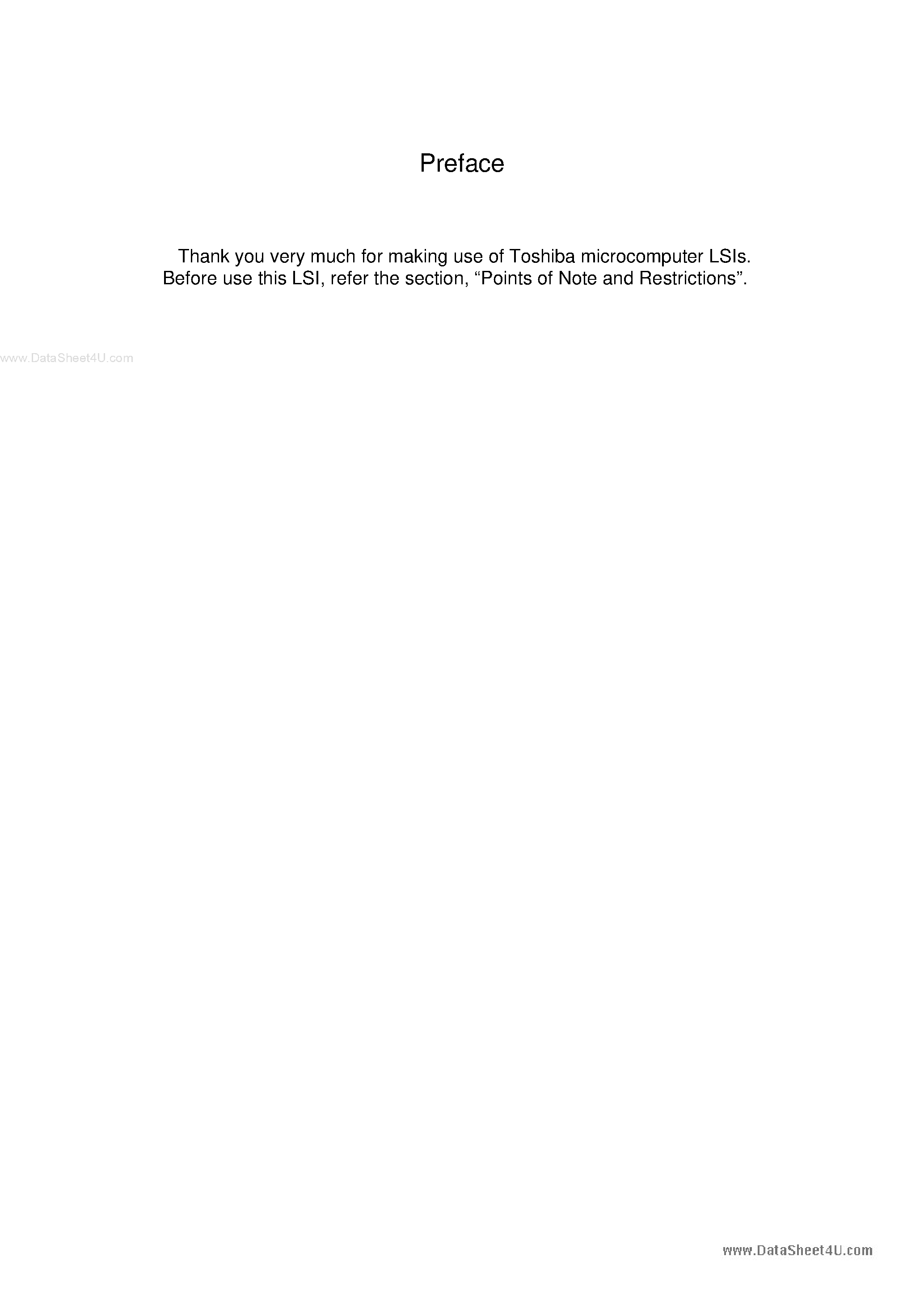 Даташит TMP92CA25FG - Original CMOS 32-Bit Microcontroller страница 2