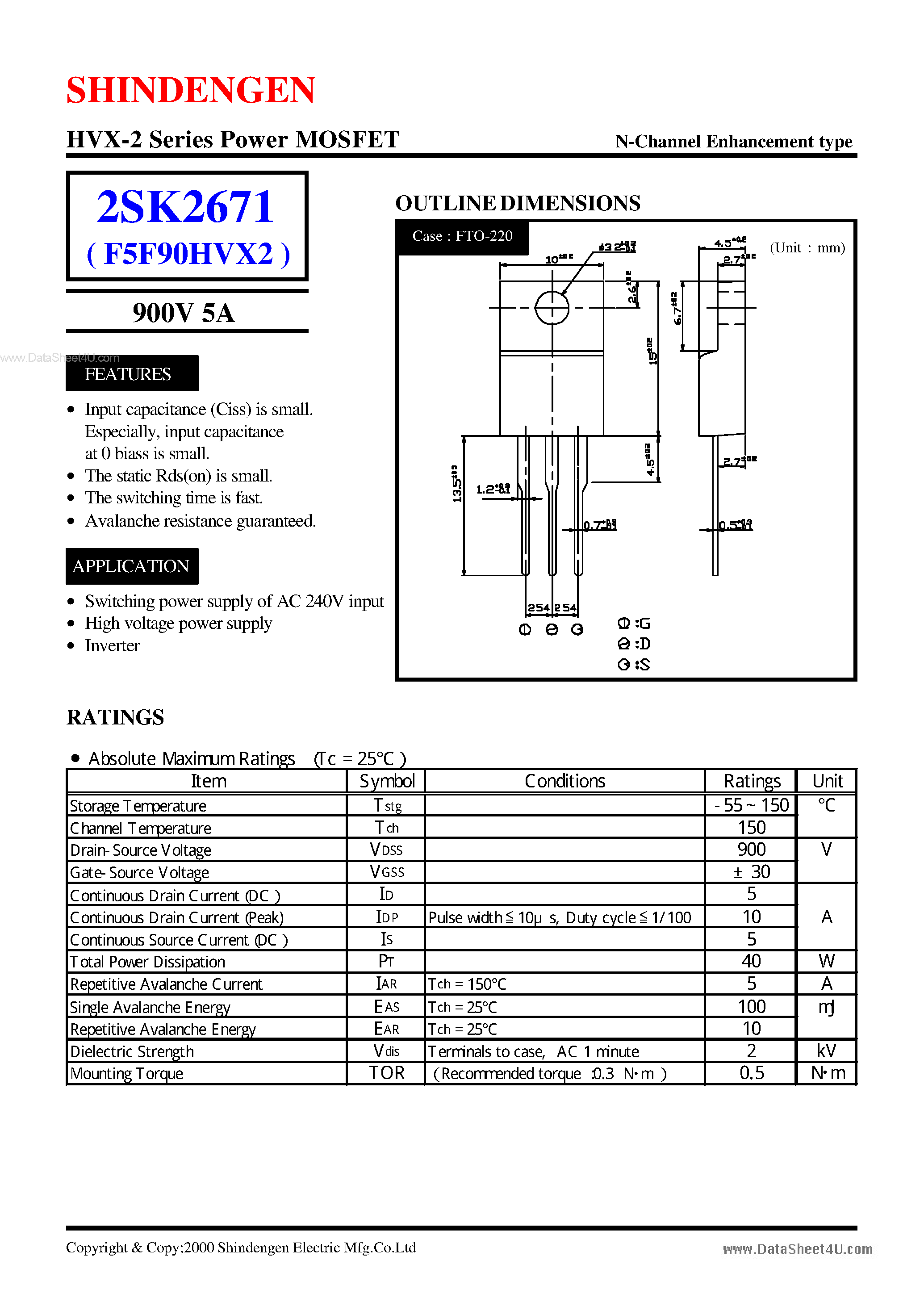 Даташит на микросхему K2671 страница 1 Даташит K2671 - Search -----> 2SK2671 страница 1