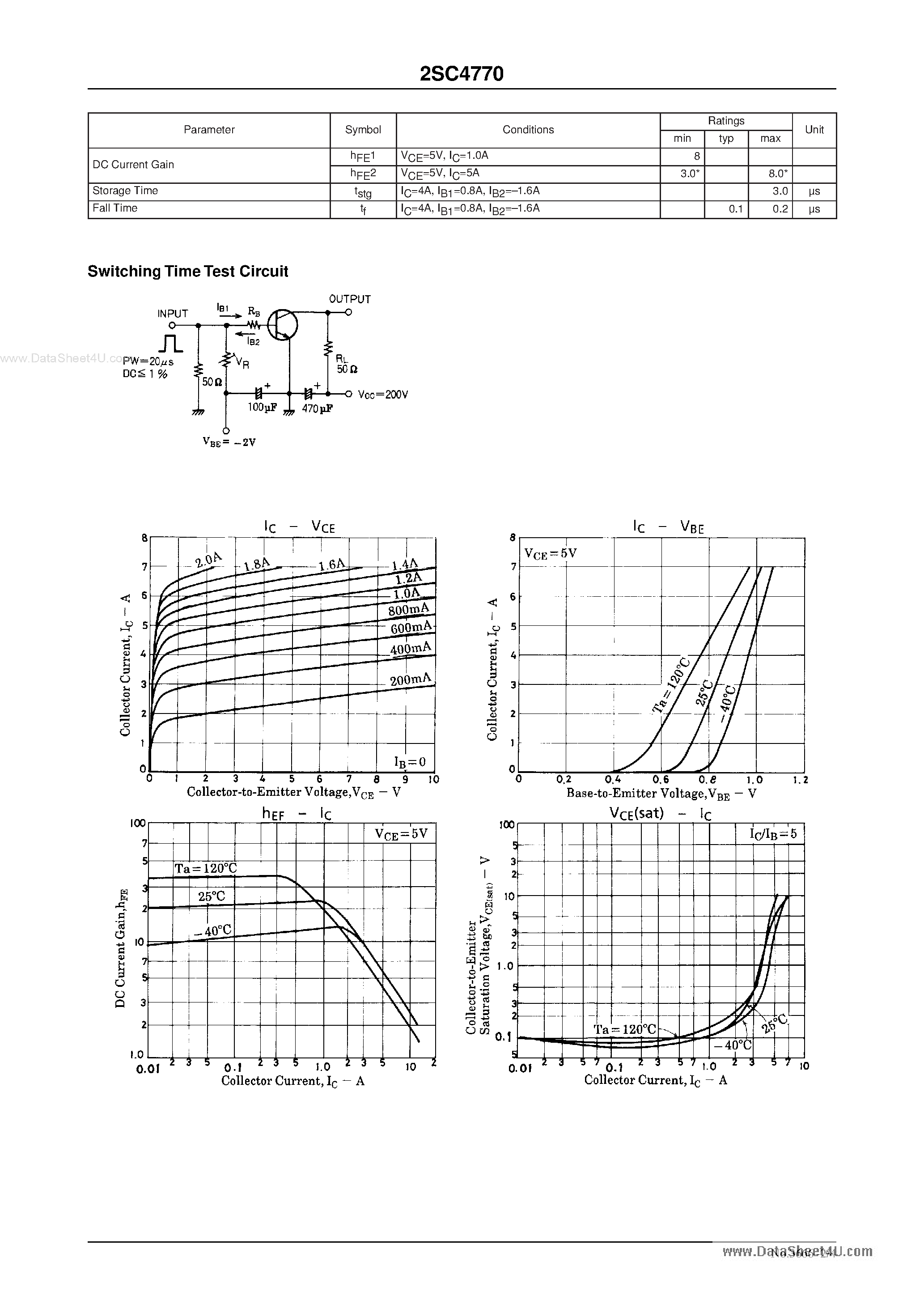 Datasheet C4770 page 2 Datasheet C4770 - Search -----> 2SC4770 page 2