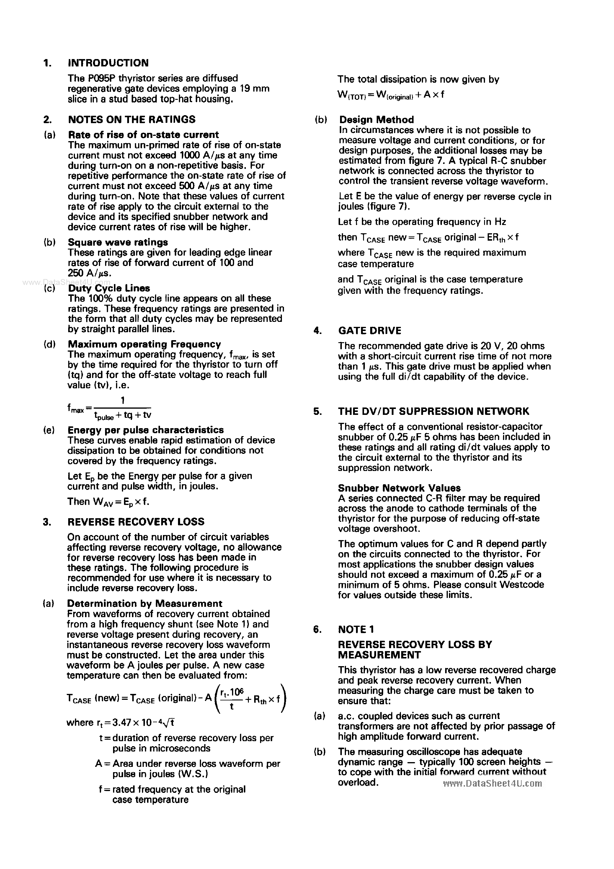 Даташит P095PH10F - Silicon Controlled Rectifier страница 2