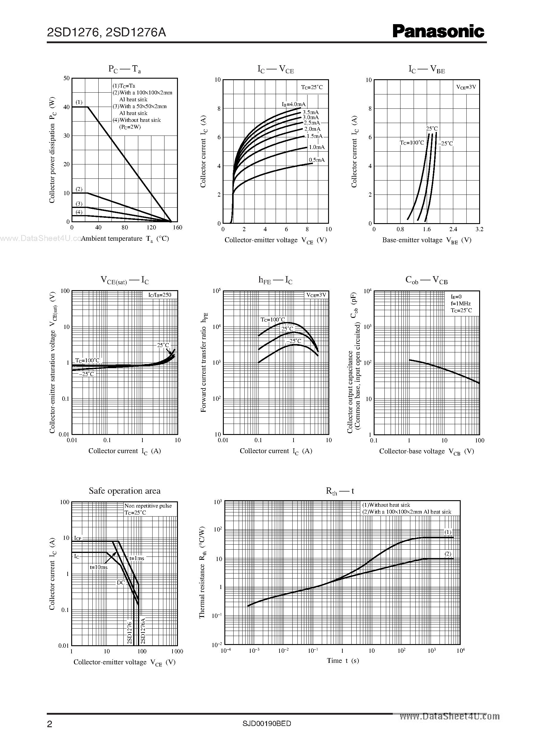 Даташит на микросхему D1276 страница 2 Даташит D1276 - Search -----> 2SD1276 страница 2