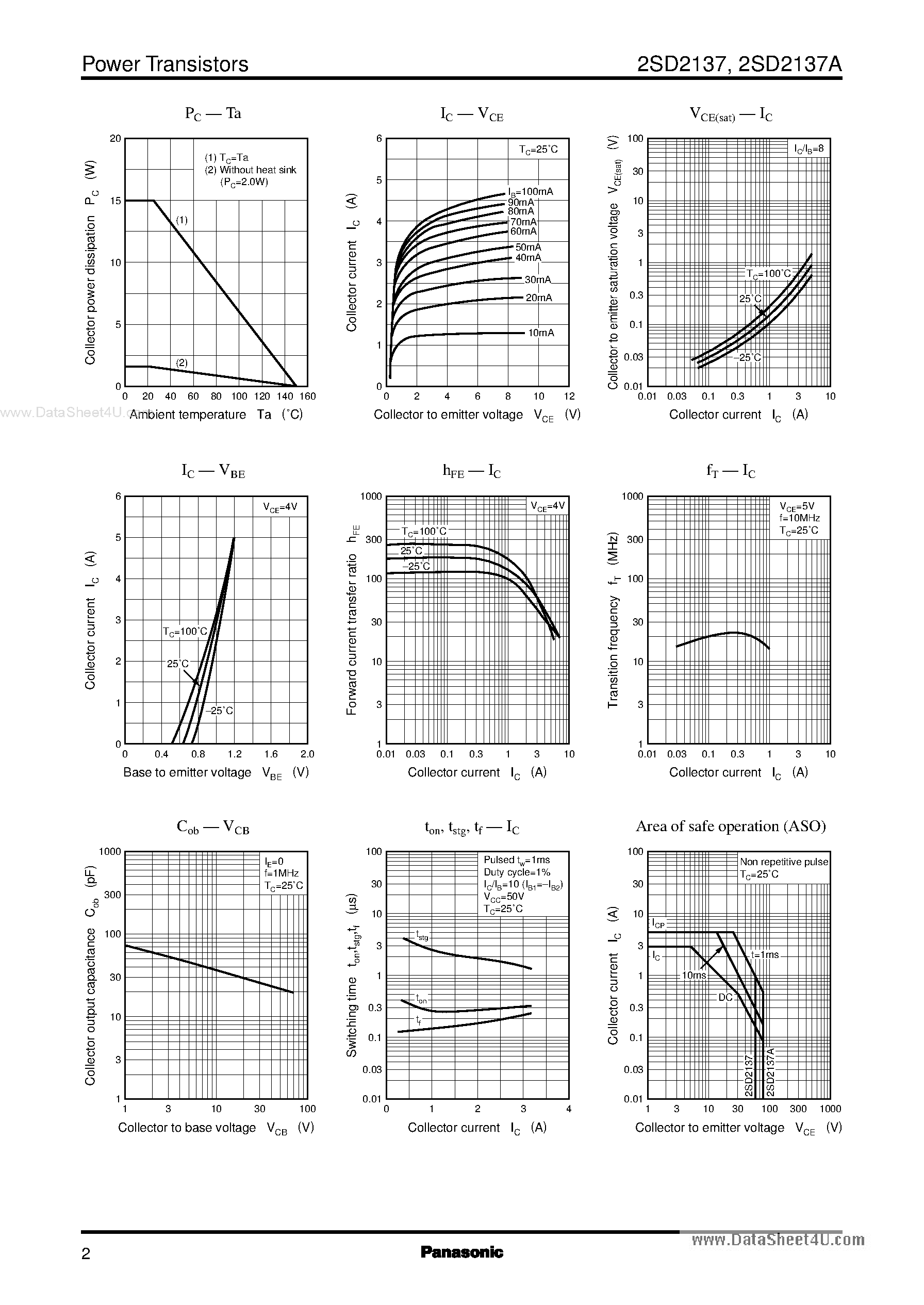 Даташит на микросхему D2137 страница 2 Даташит D2137 - Search -----> 2SD2137 страница 2