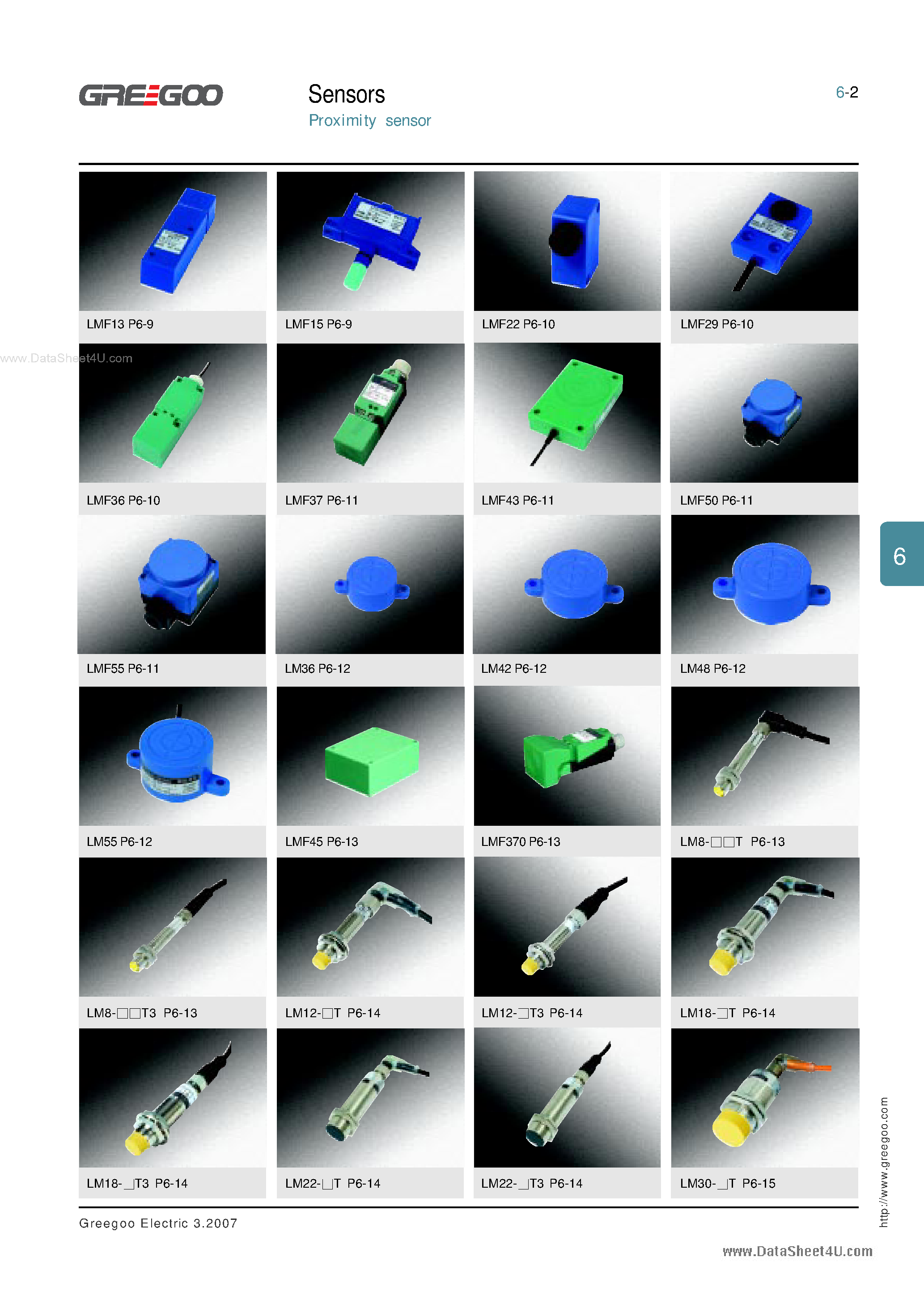 Даташит LM30-3015PC - Sensors страница 2
