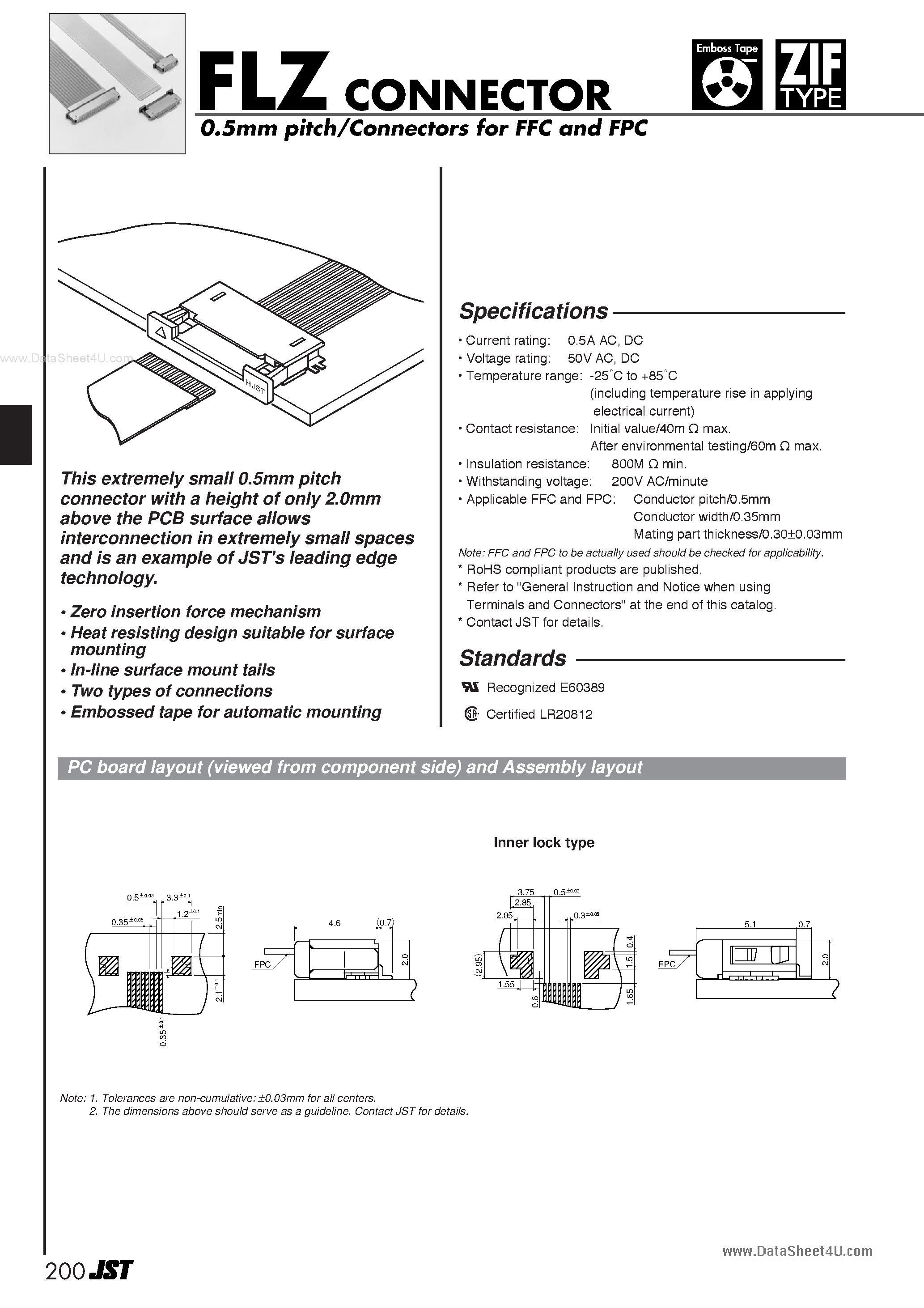 Datasheet 32FLZ-RSM1-R-TB - Connector page 1