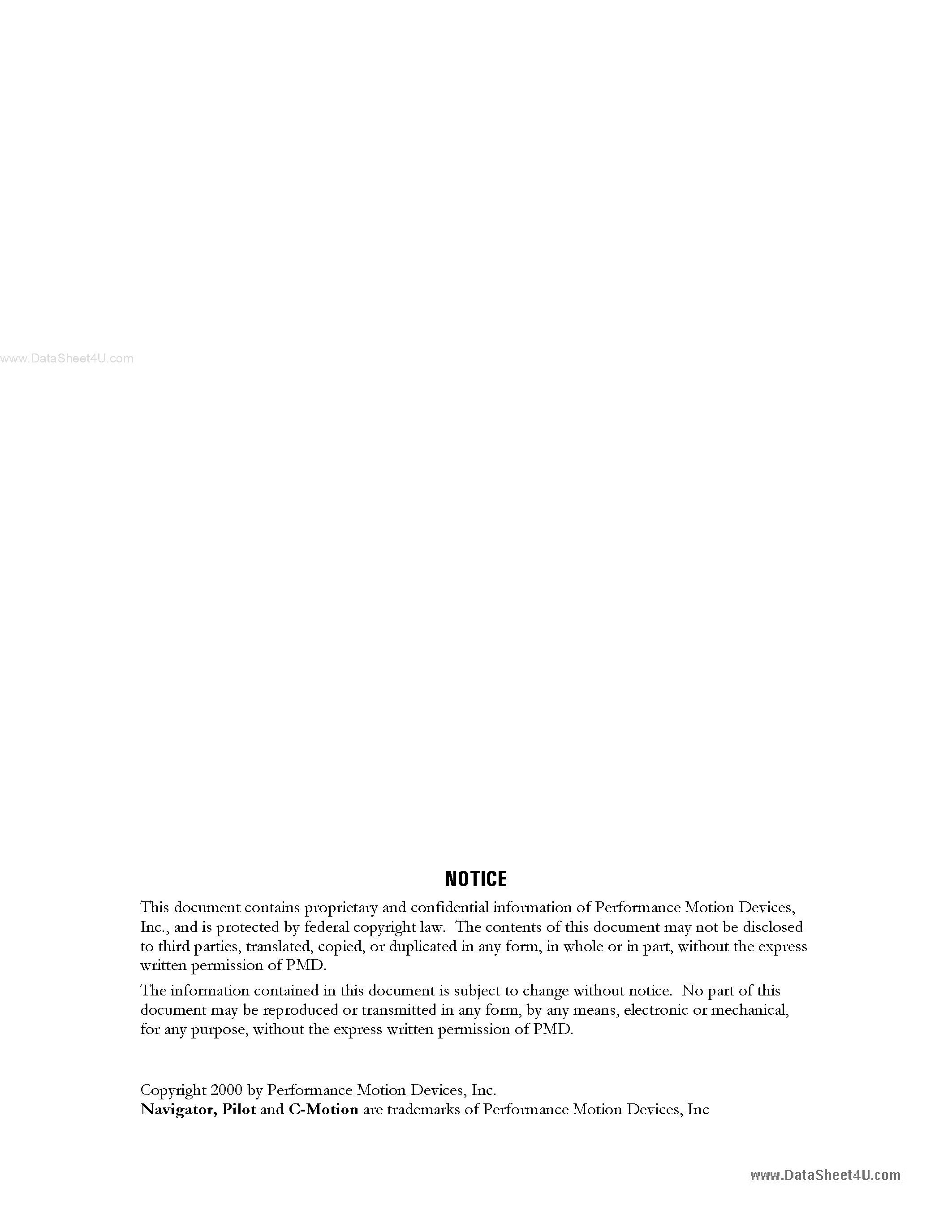 Даташит MC3110 - Motion Processor страница 2