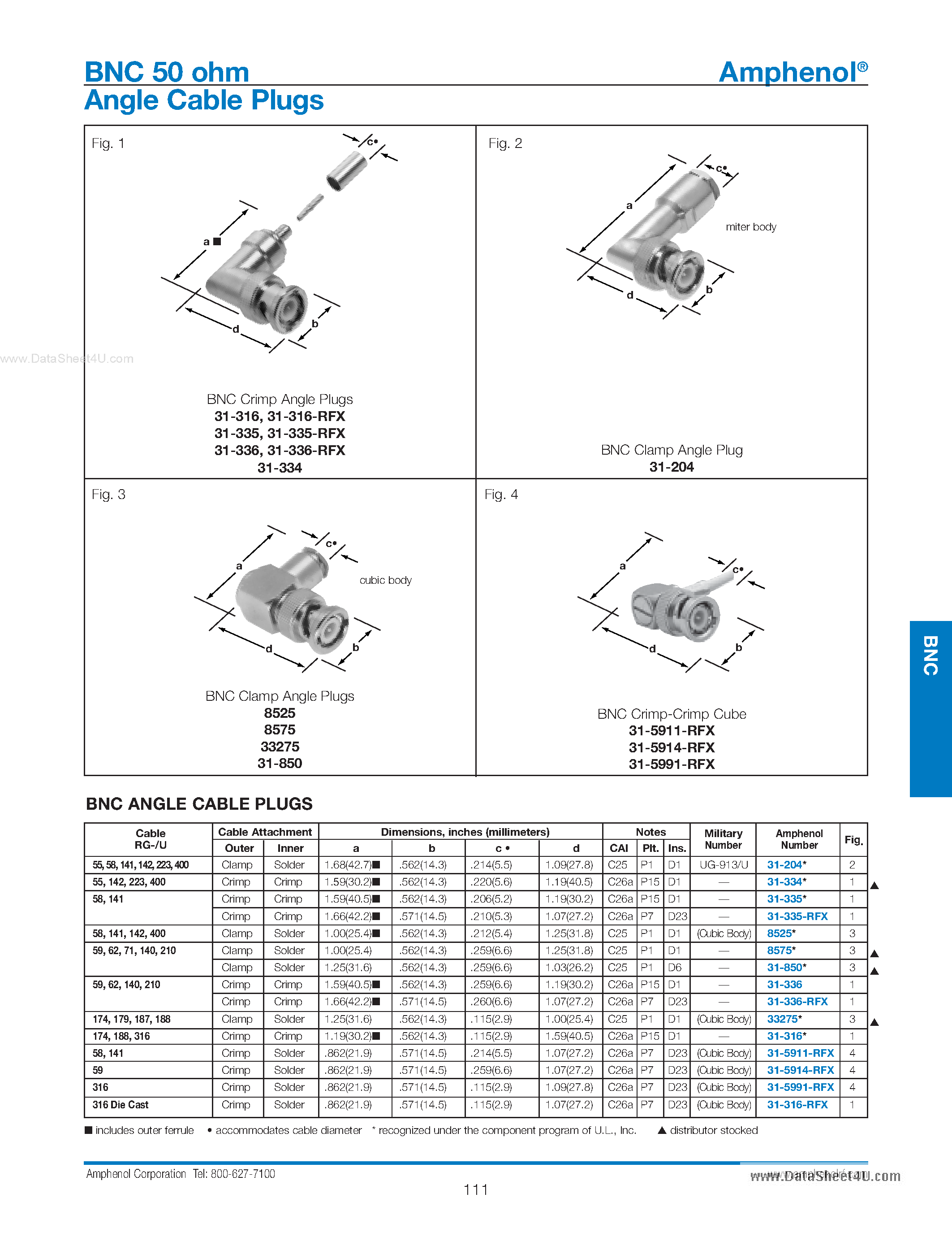 Даташит UG-913 - Connector страница 1