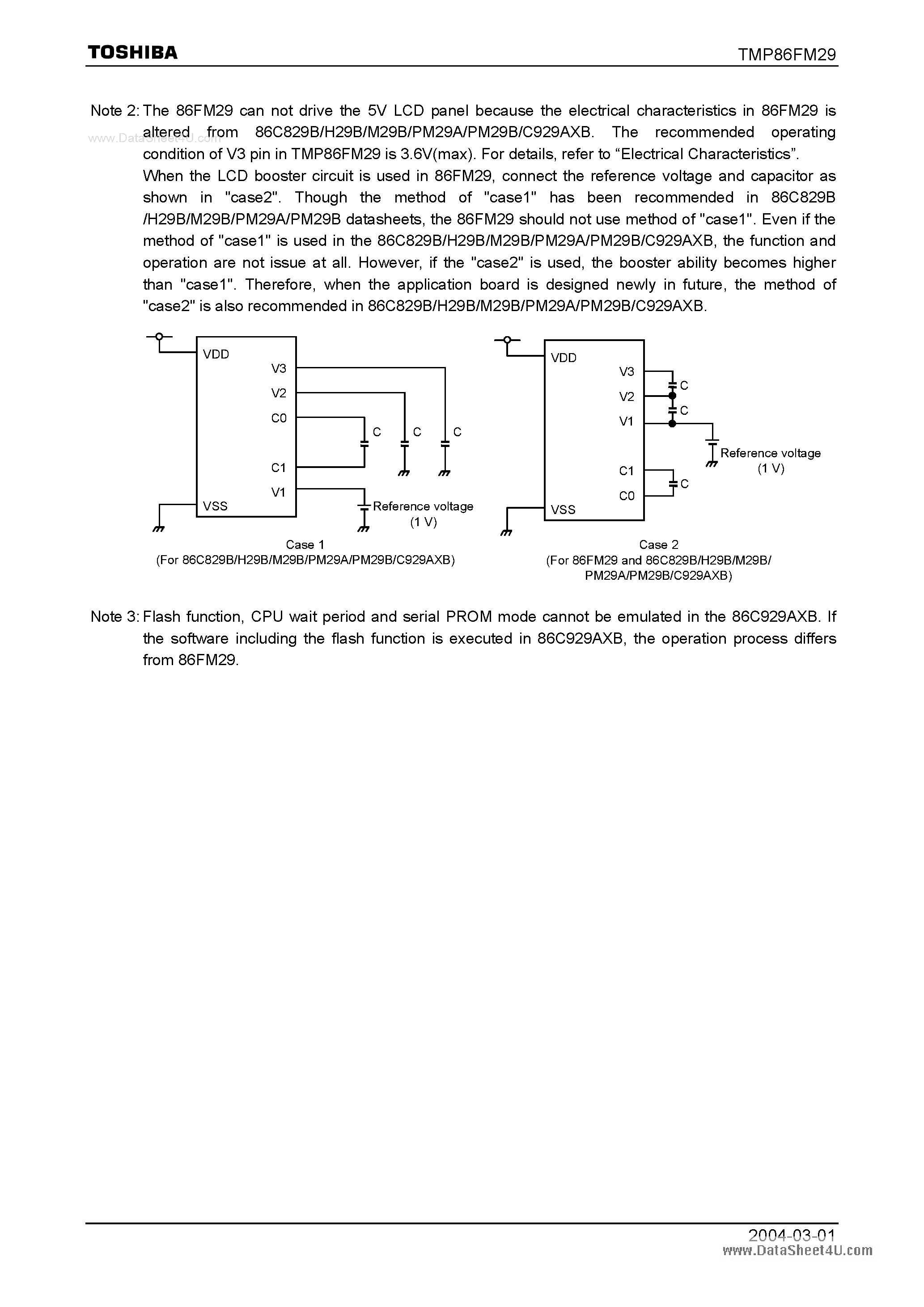 Datasheet TMP86FM29FG - 8-Bit Microcontroller page 2