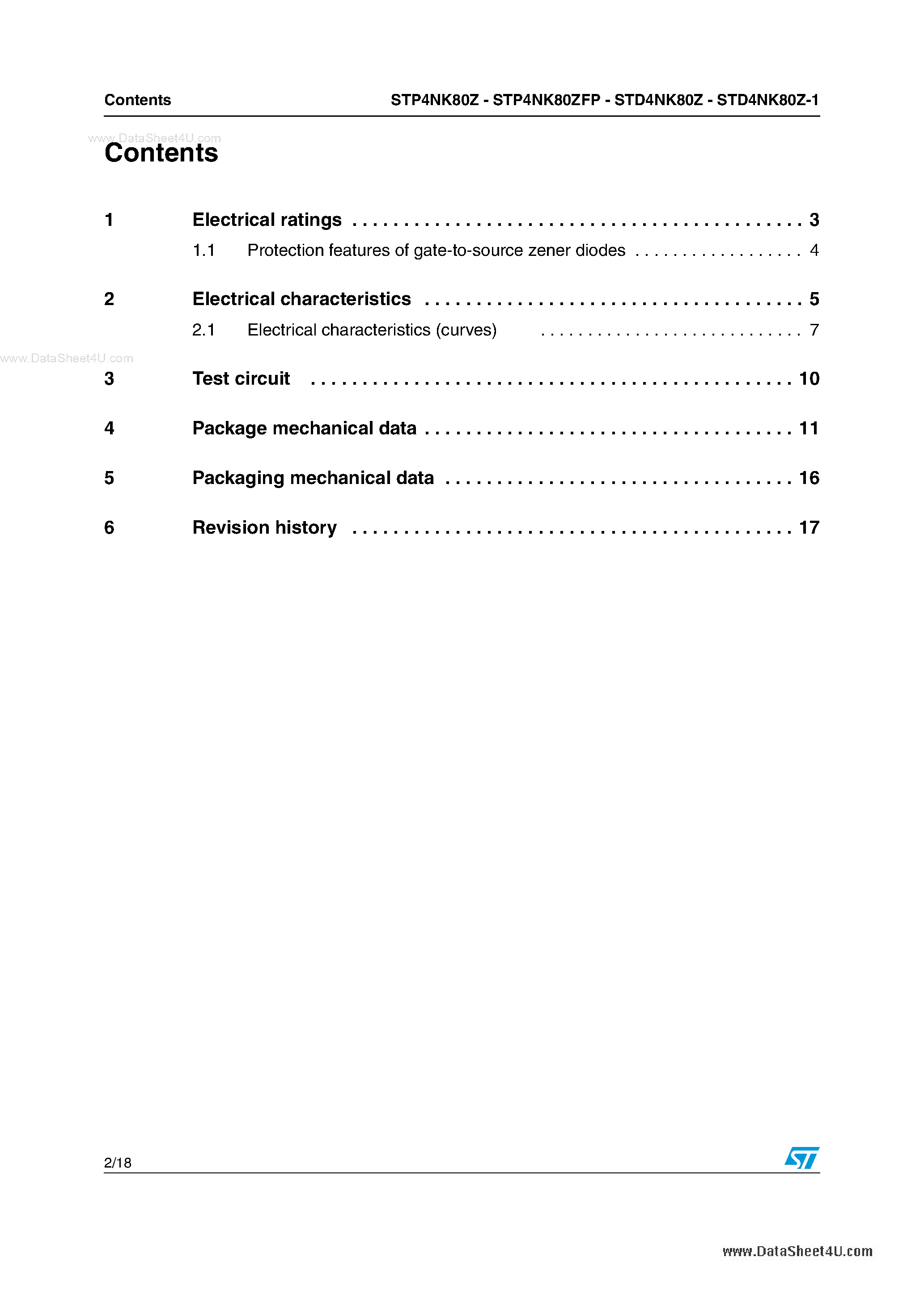 Даташит на микросхему P4NK80Z страница 2 Даташит P4NK80Z - Search -----> STP4NK80Z страница 2