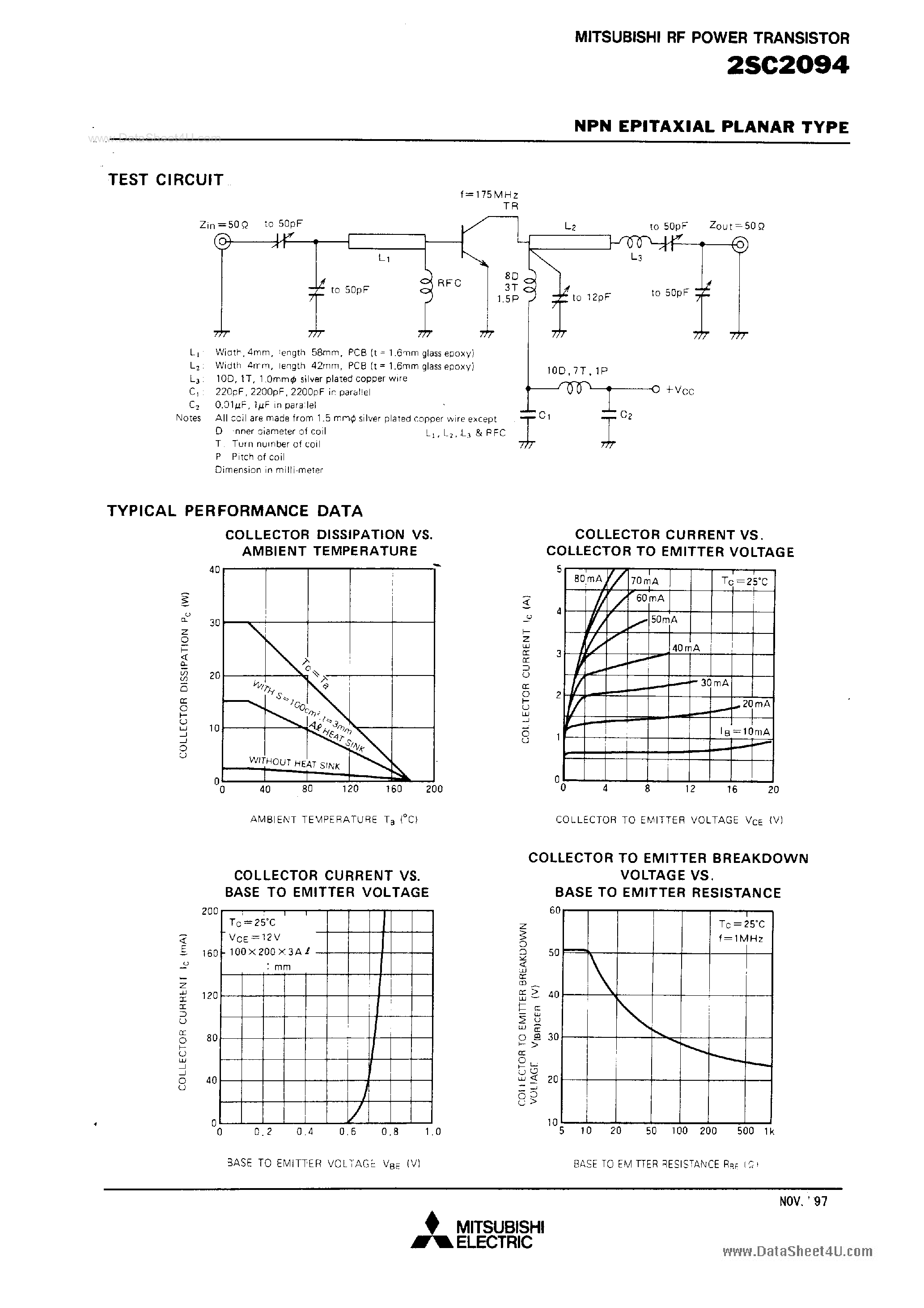 Datasheet C2094 page 2 Datasheet C2094 - Search -----> 2SC2094 page 2