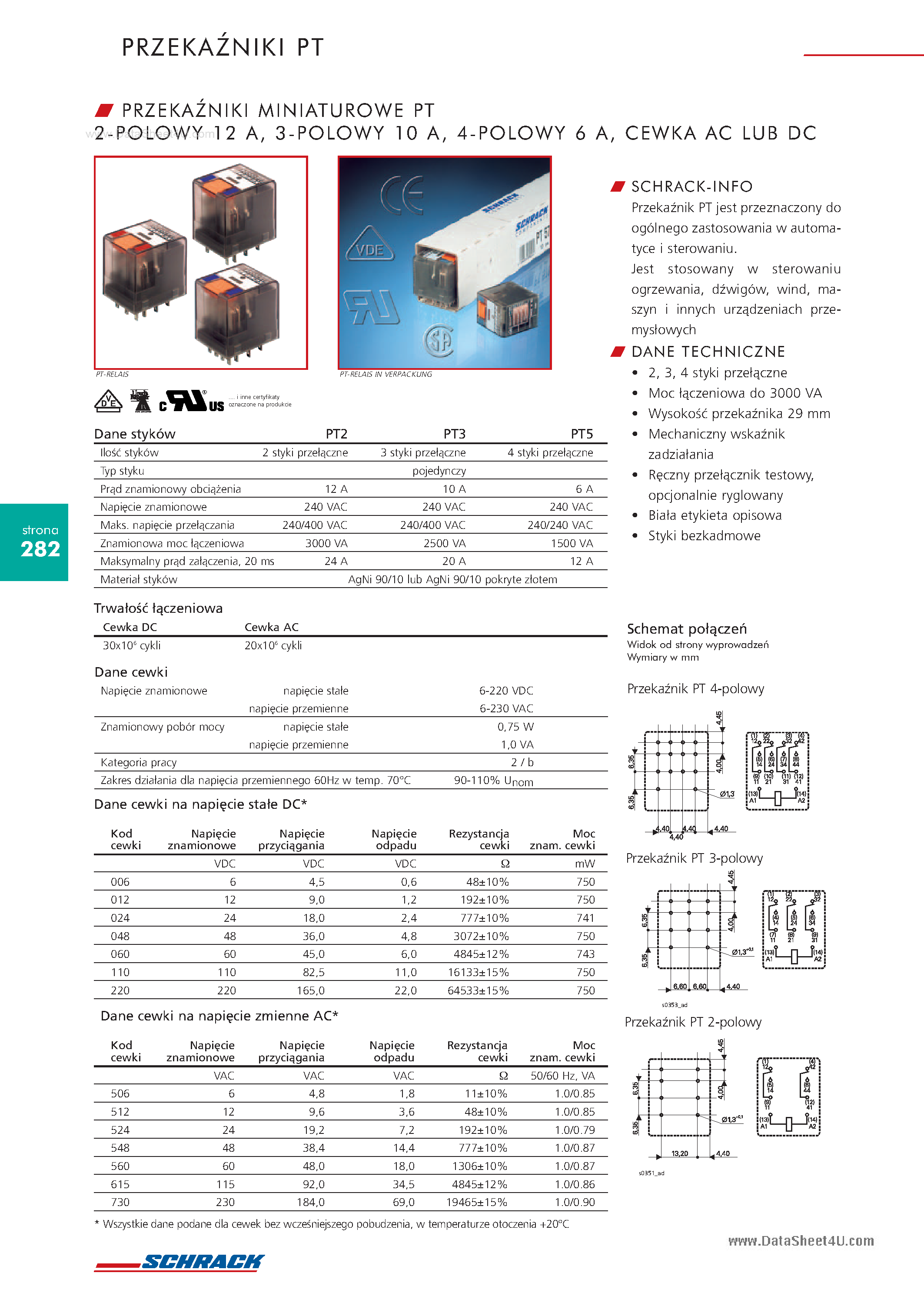 Datasheet YPT78704 - Relay page 2