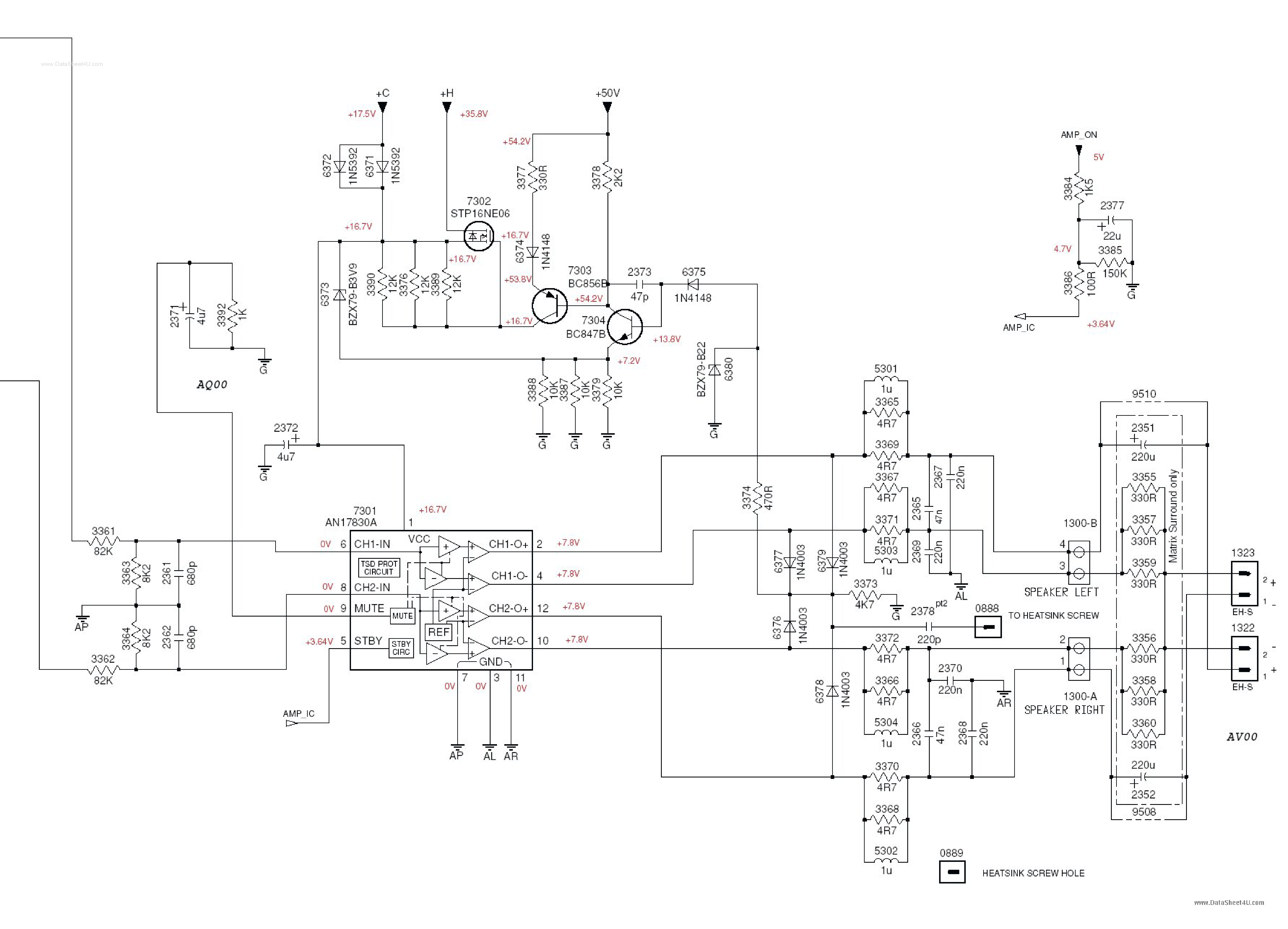 Даташит на микросхему AN17830A страница 2 Даташит AN17830A - AN17830A страница 2