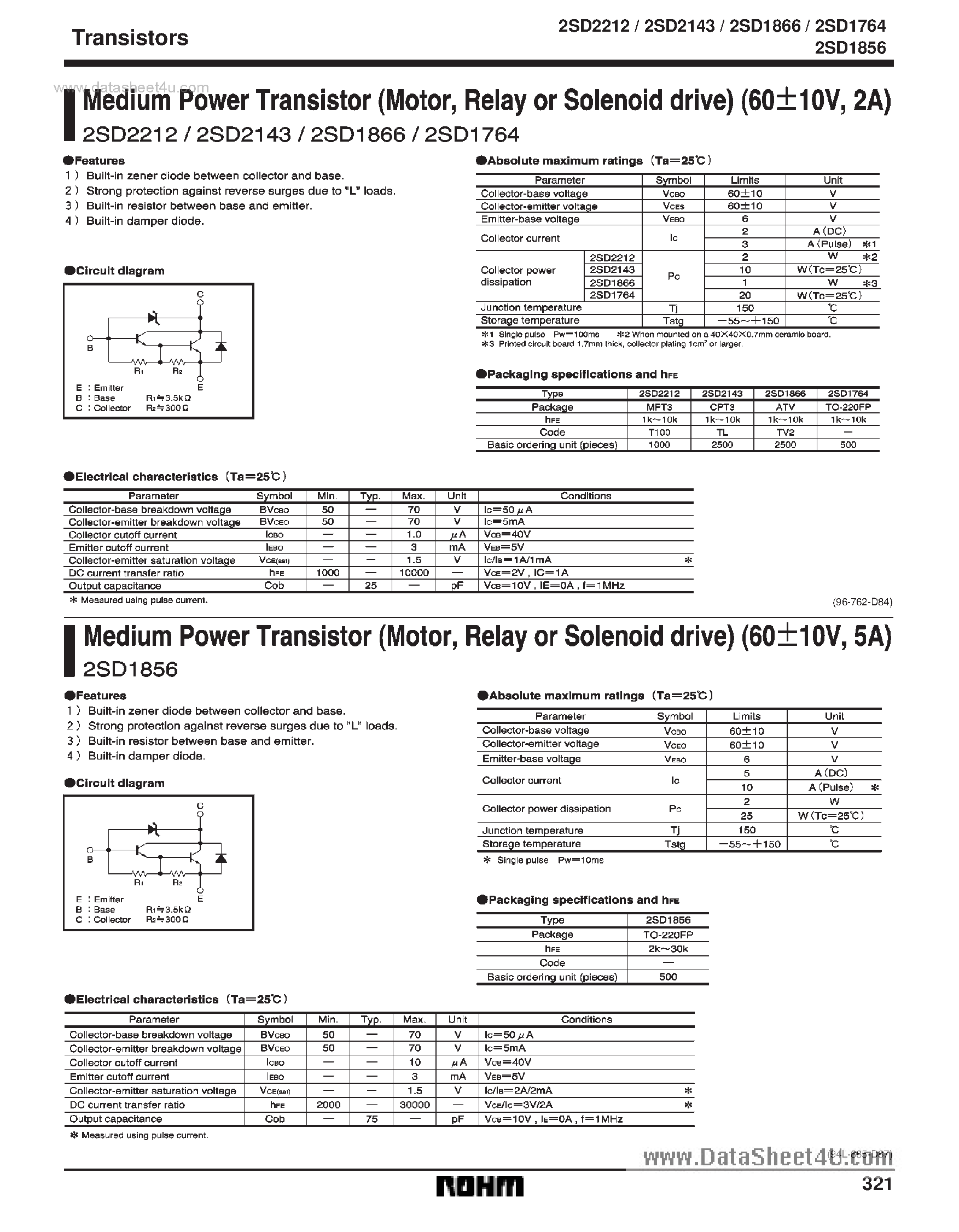 Даташит на микросхему D1764 страница 1 Даташит D1764 - Search -----> 2SD1764 страница 1