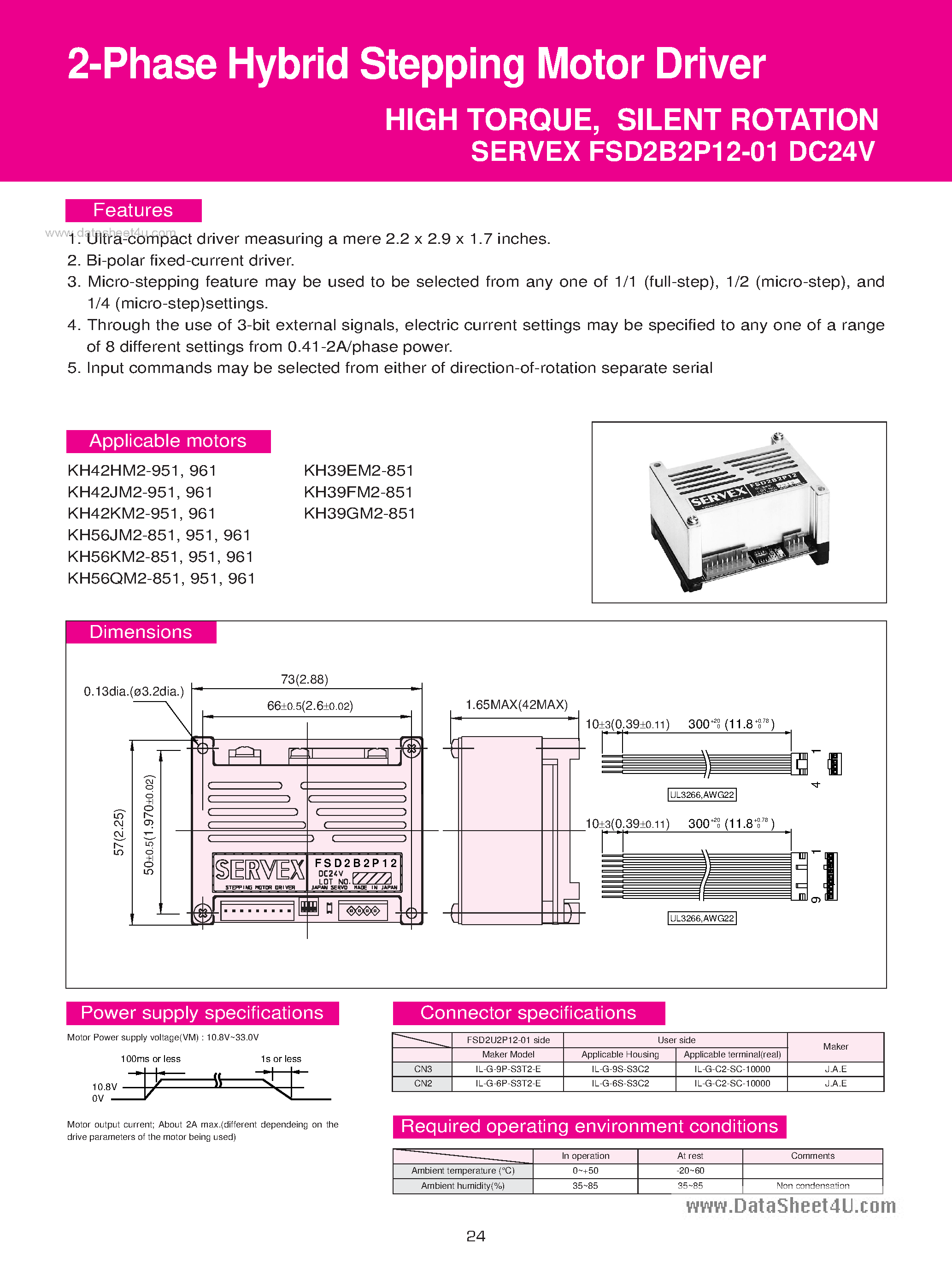 Даташит IL-G-C2-SC-10000 - Connector страница 1
