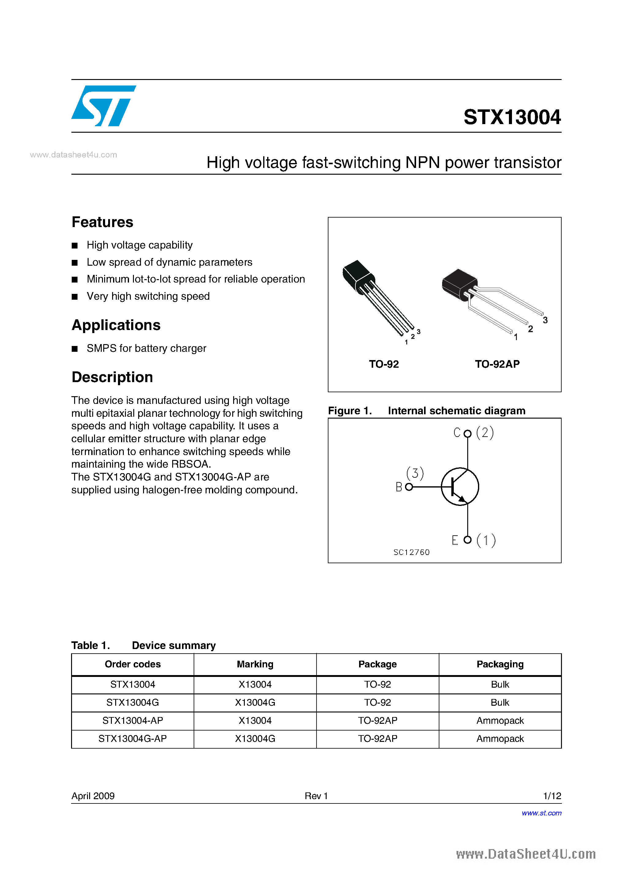 13003br транзистор datasheet.