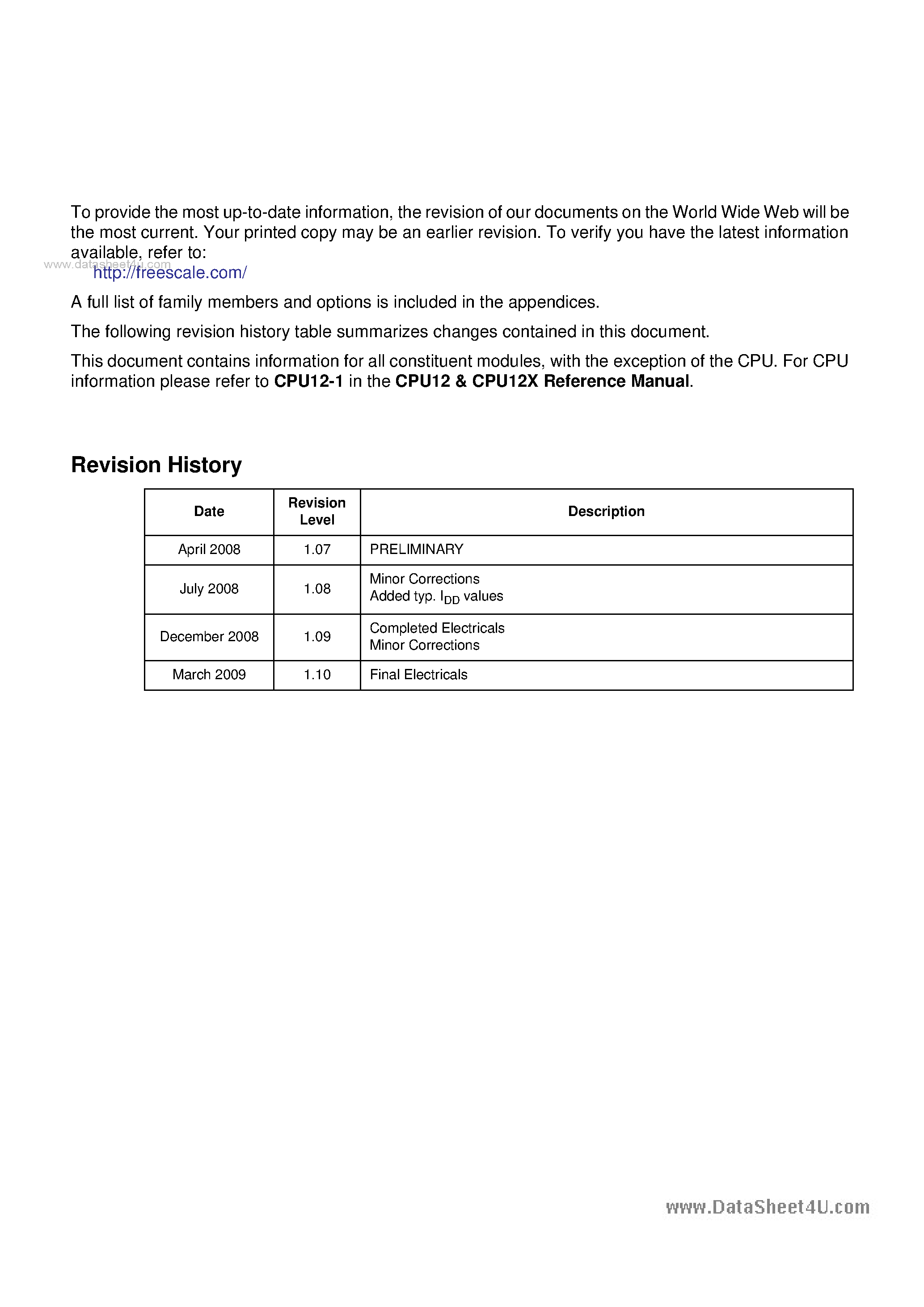 Даташит на микросхему MC9S12P32 страница 2 Даташит MC9S12P32 - (MC9S12Pxxx) Microcontrollers страница 2