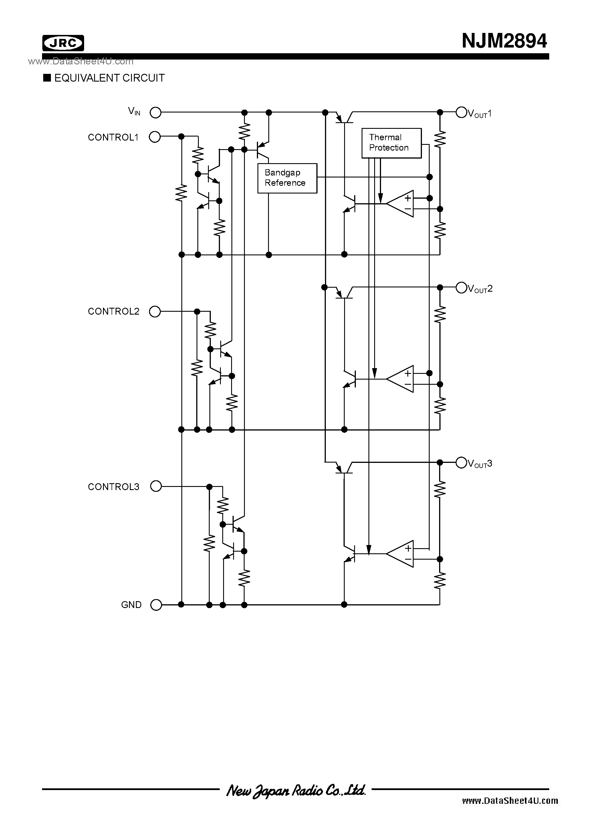 Datasheet NJM2894 - 1.5 page 2