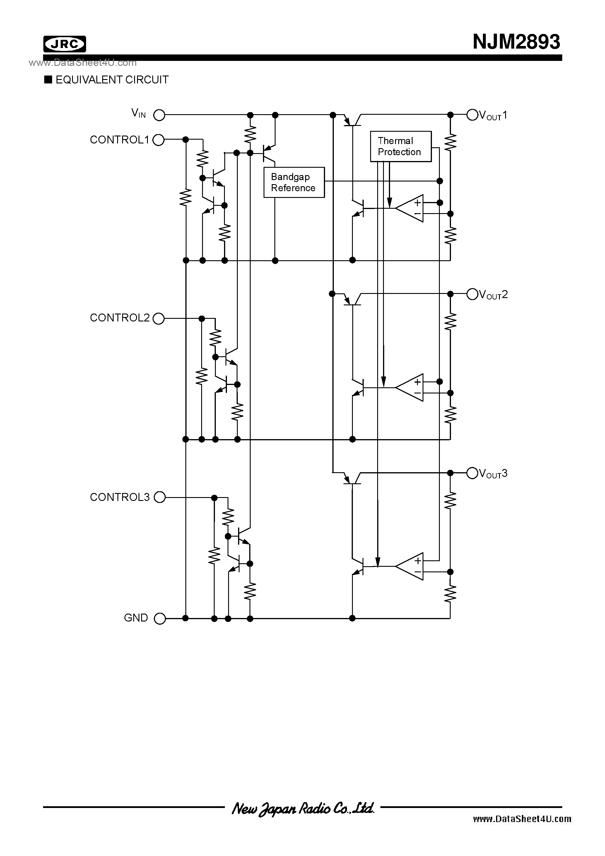Datasheet NJM2893 - 1.5 page 2
