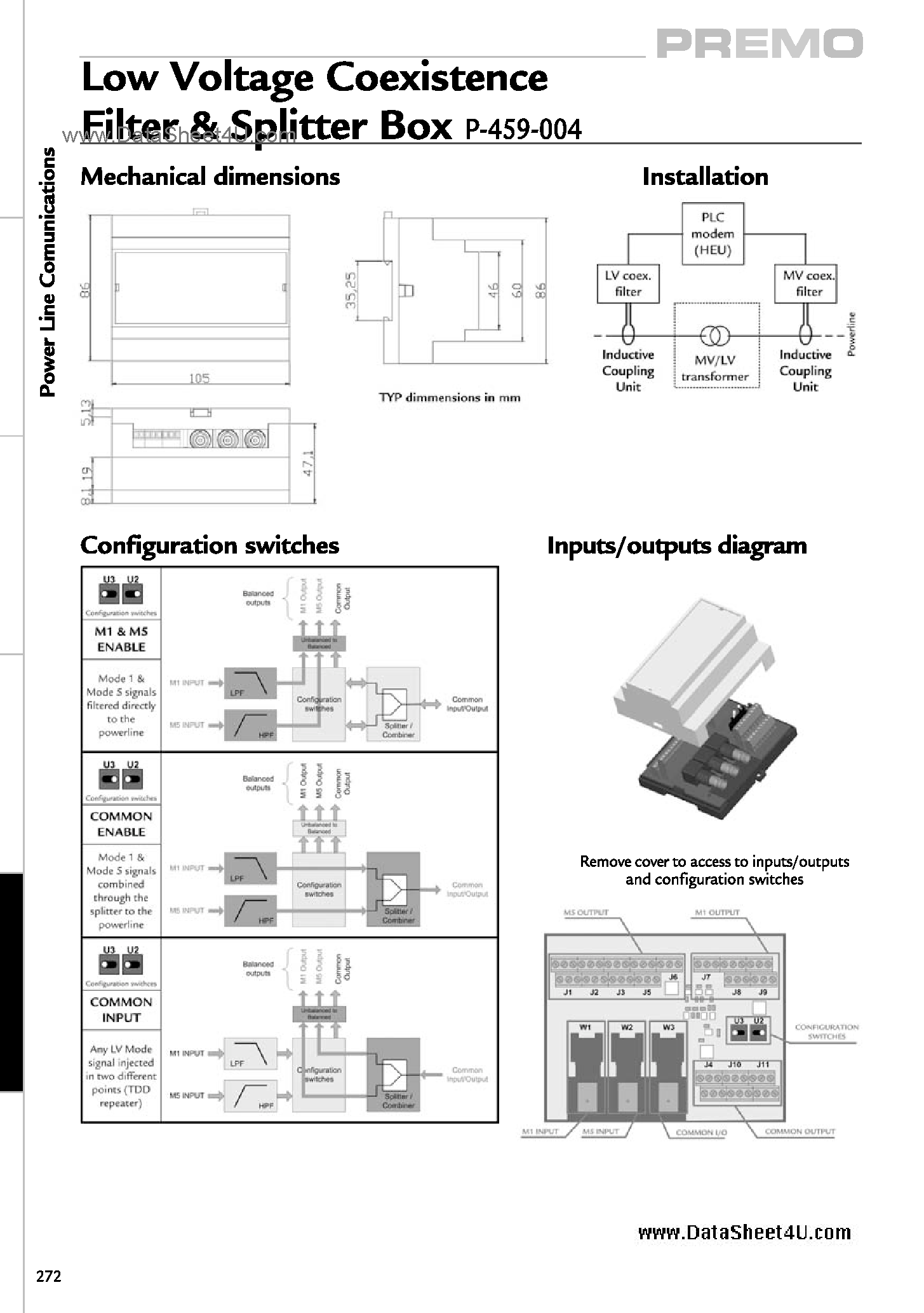Datasheet P-459-004 page 2 Datasheet P-459-004 - PLC Accessories page 2